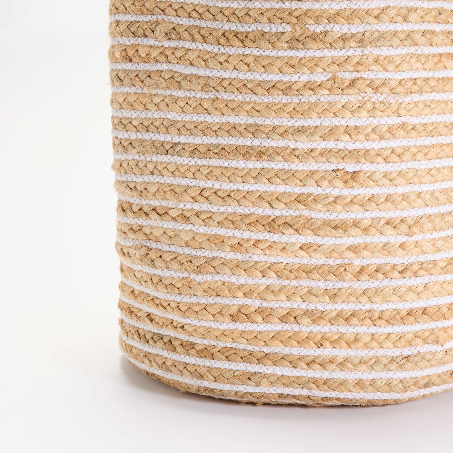 Laundry basket with handles WHITE