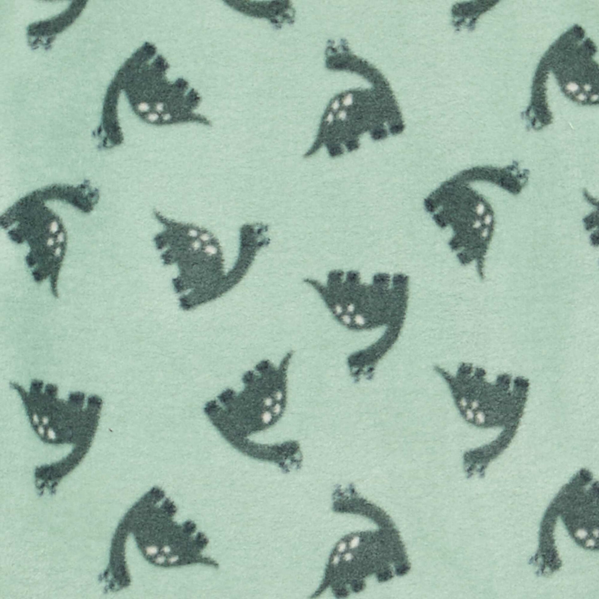 2-piece fleece pyjamas GREEN