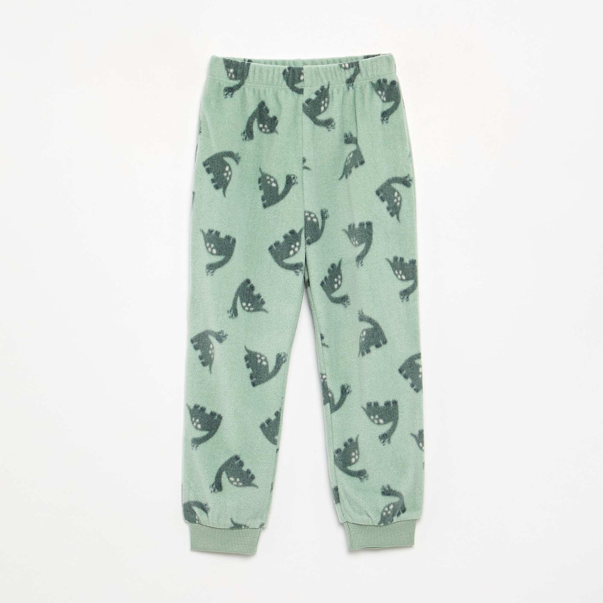 2-piece fleece pyjamas GREEN