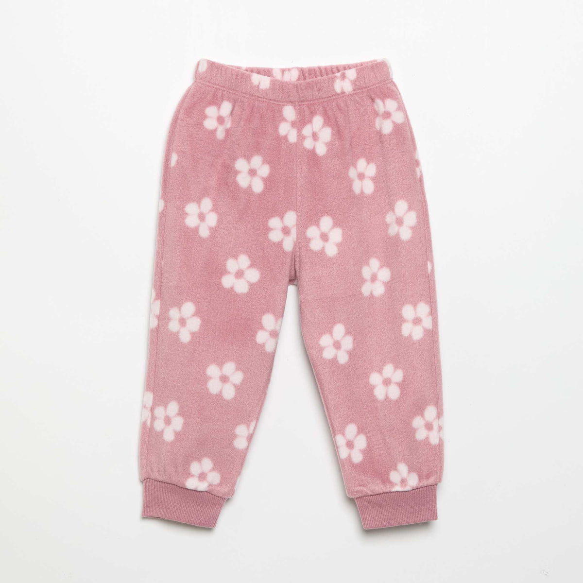2-piece fleece pyjamas PINK