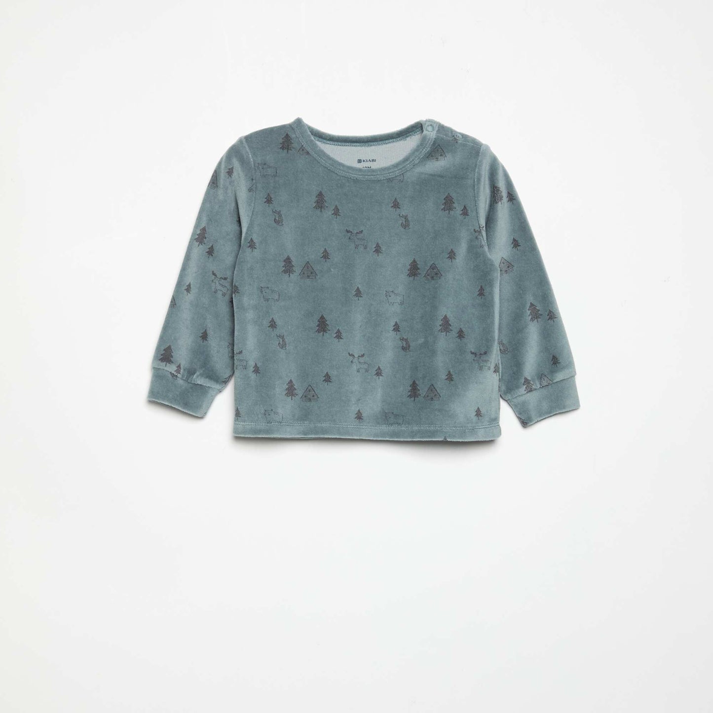 2-piece Pyjamas - Sweatshirt + Trousers BLUE