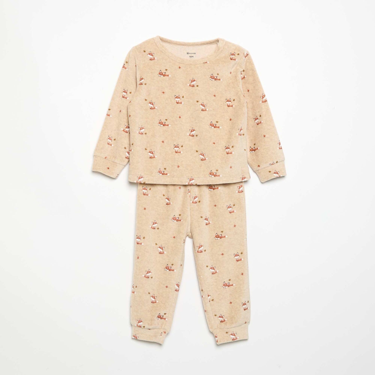 2-piece Pyjamas - Sweatshirt + Trousers BEIGE