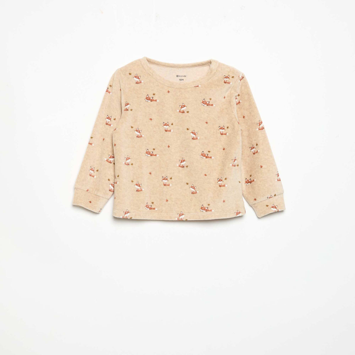 2-piece Pyjamas - Sweatshirt + Trousers BEIGE