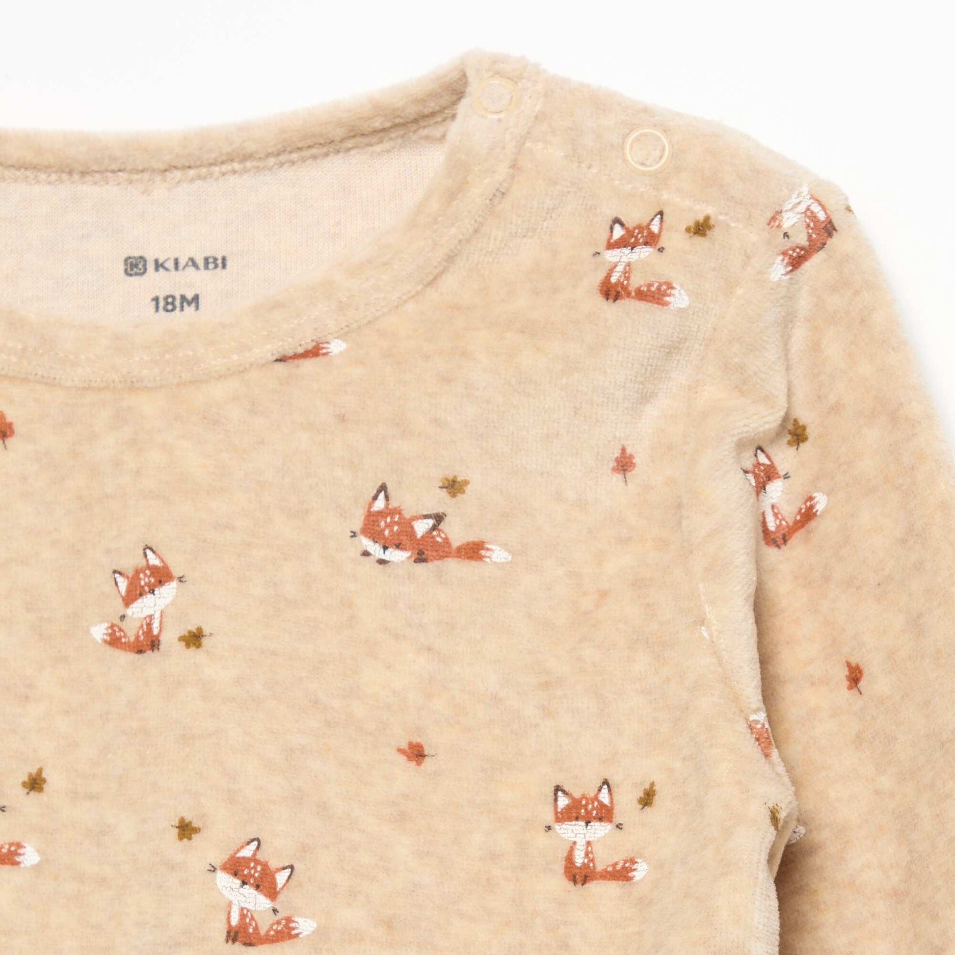 2-piece Pyjamas - Sweatshirt + Trousers BEIGE