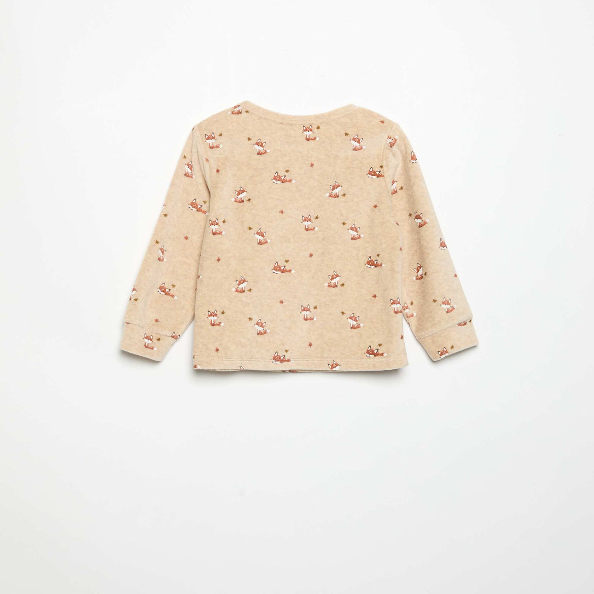 2-piece Pyjamas - Sweatshirt + Trousers BEIGE