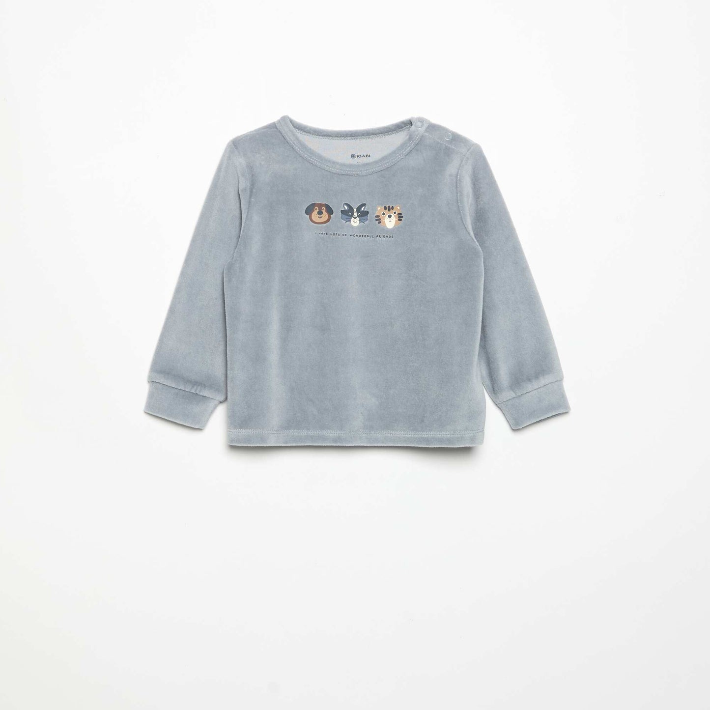 2-piece Pyjama Set - Sweatshirt + Trousers BLUE