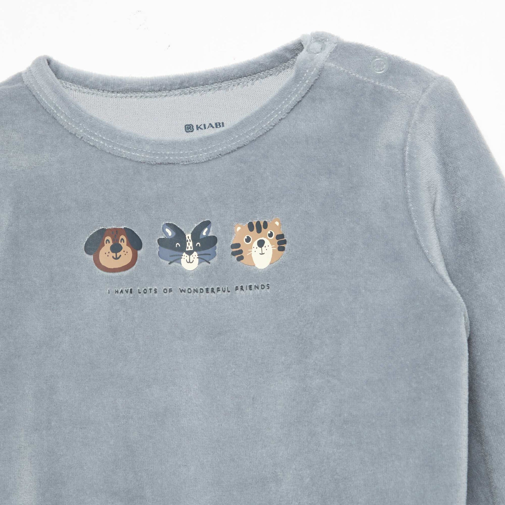 2-piece Pyjama Set - Sweatshirt + Trousers BLUE