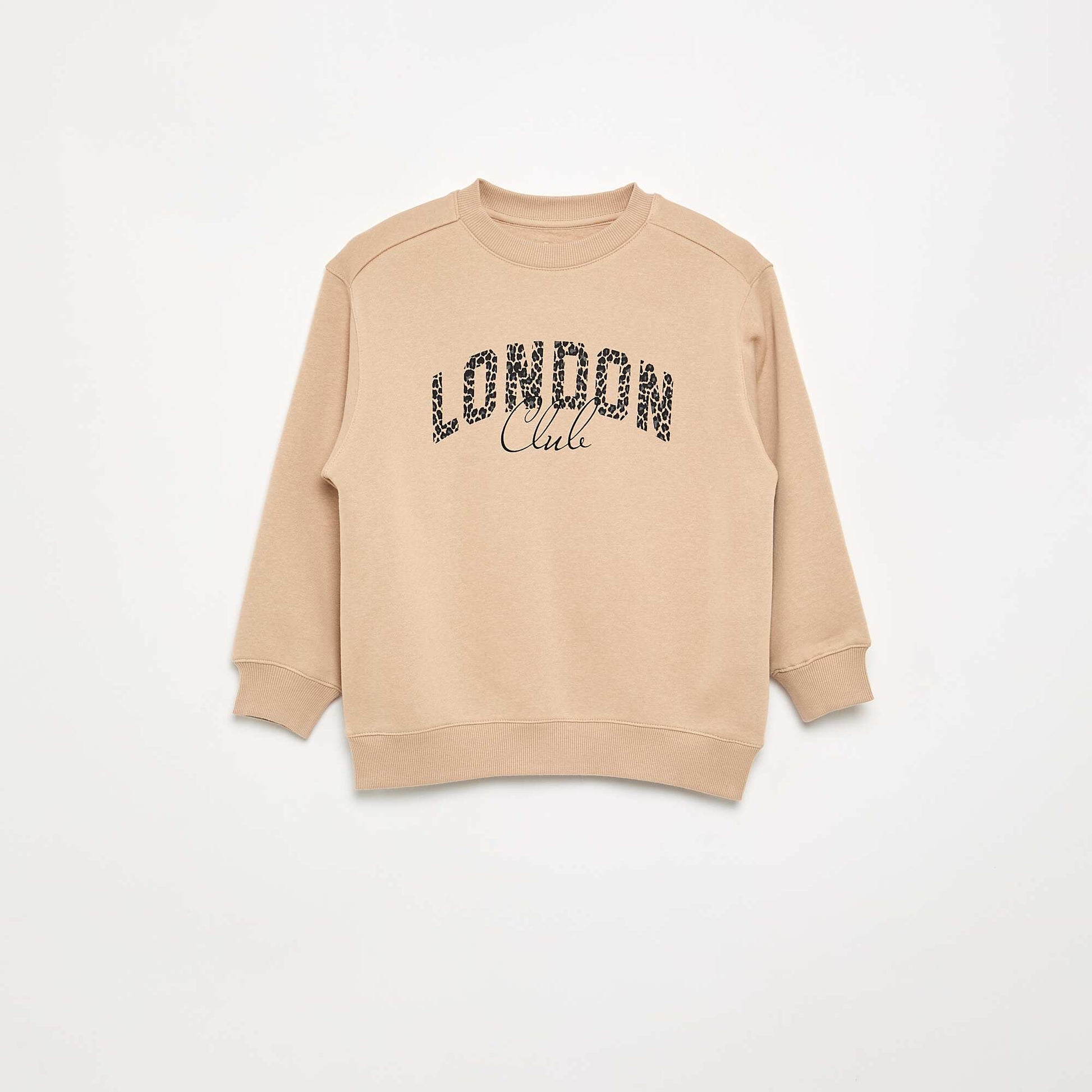 2-Piece Sweatshirt and Leggings Set BEIGE