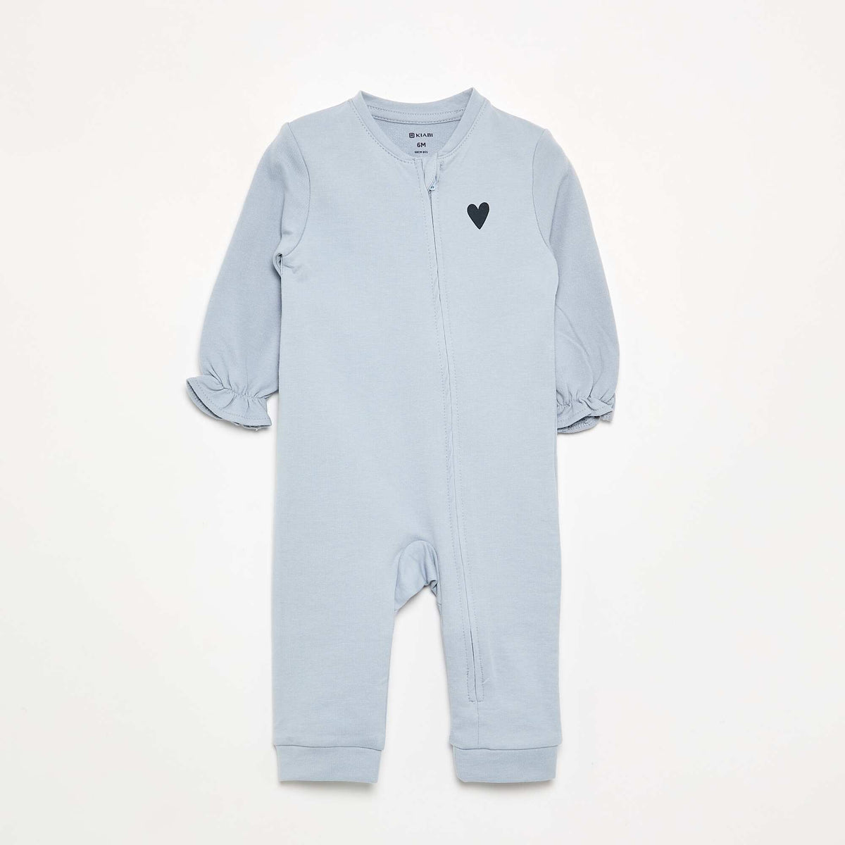 Pack of 2 Cotton Sleepsuits BEIGE