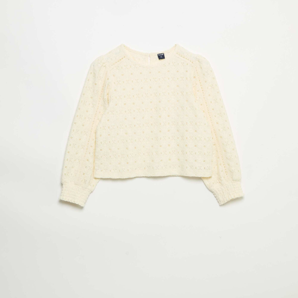 Open-knit sweater BEIGE