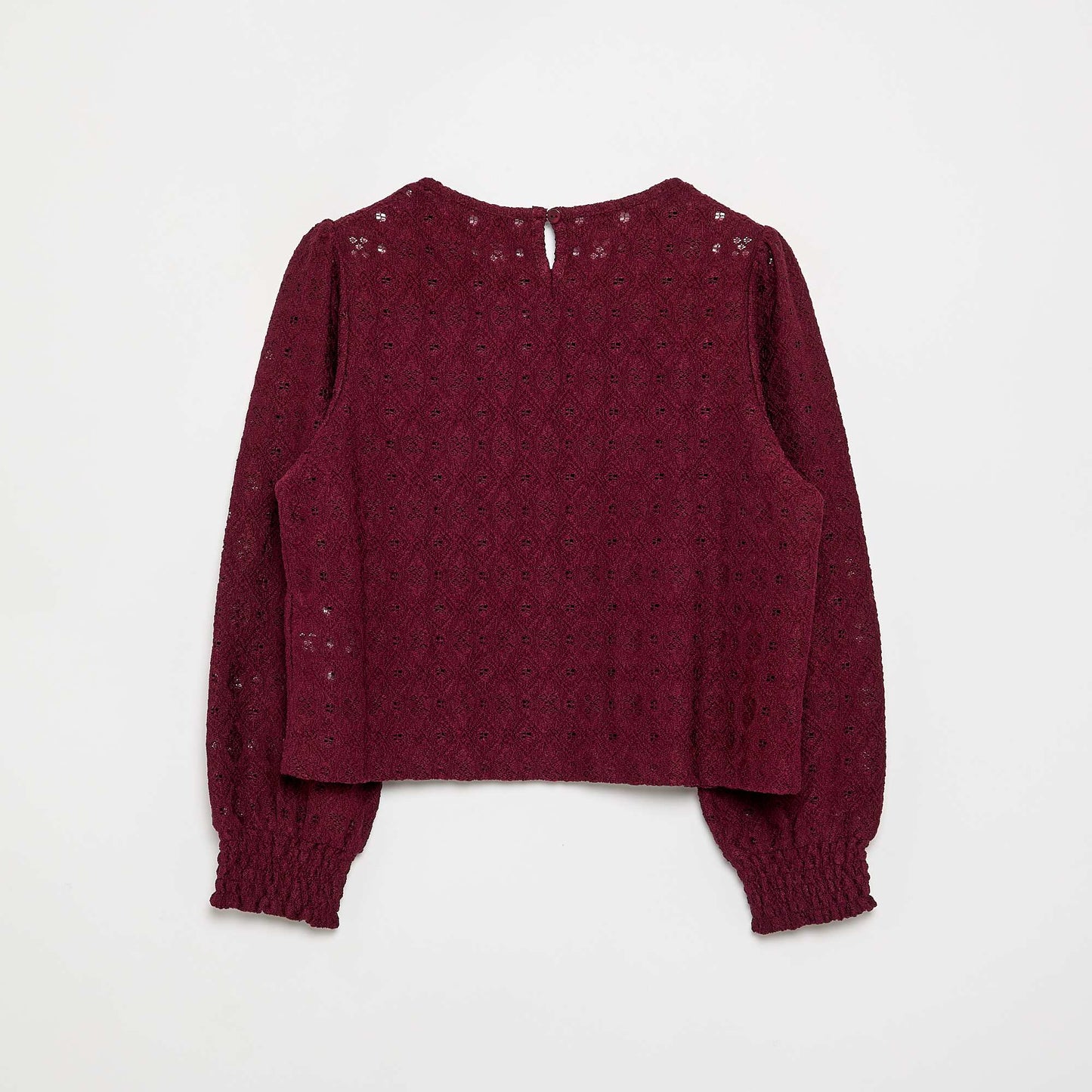 Open-knit sweater PURPLE