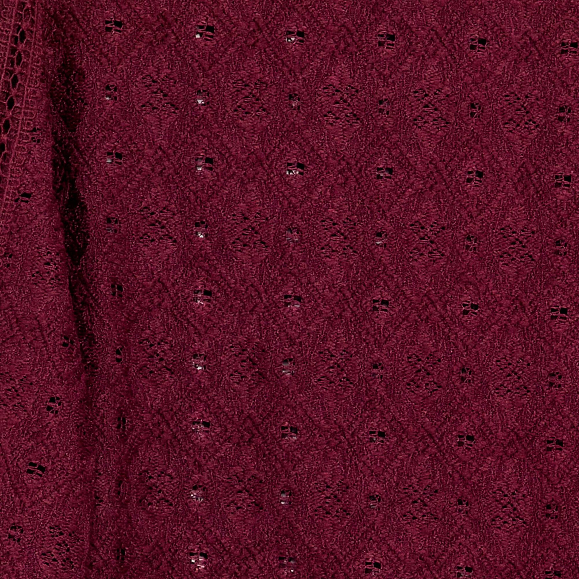 Open-knit sweater PURPLE