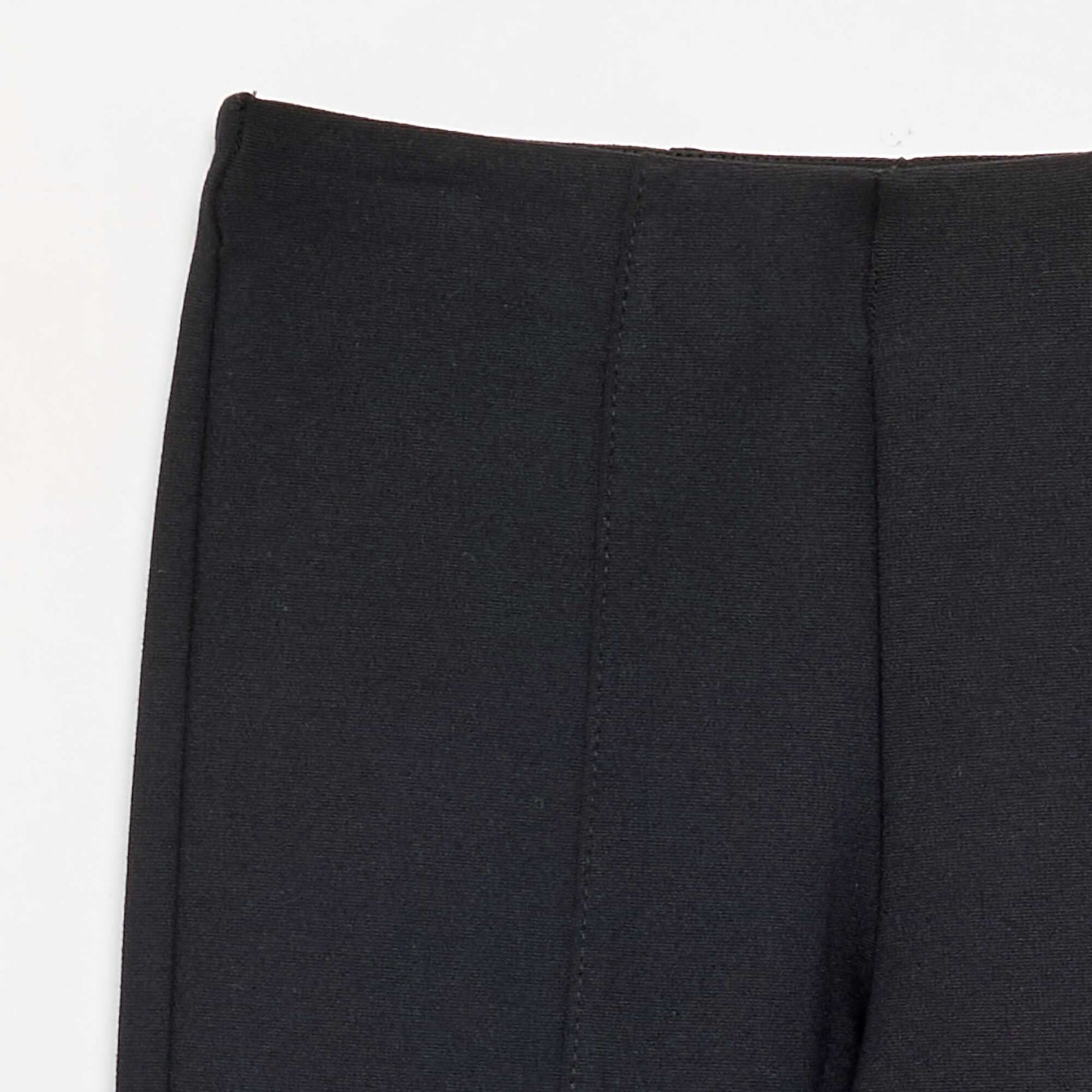 Flare trousers BLACK