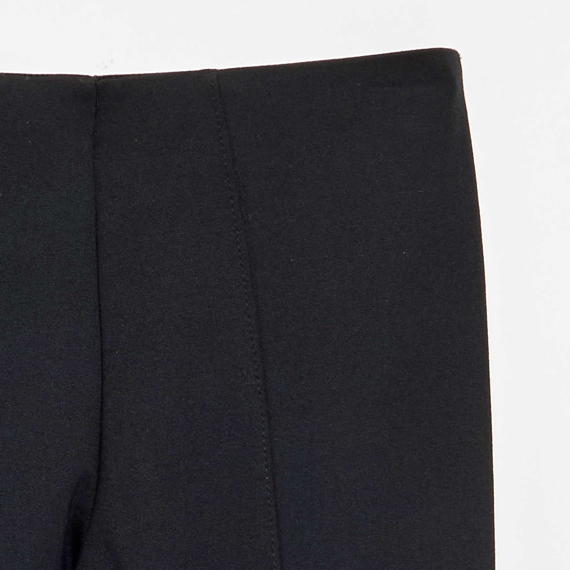 Flare trousers BLACK