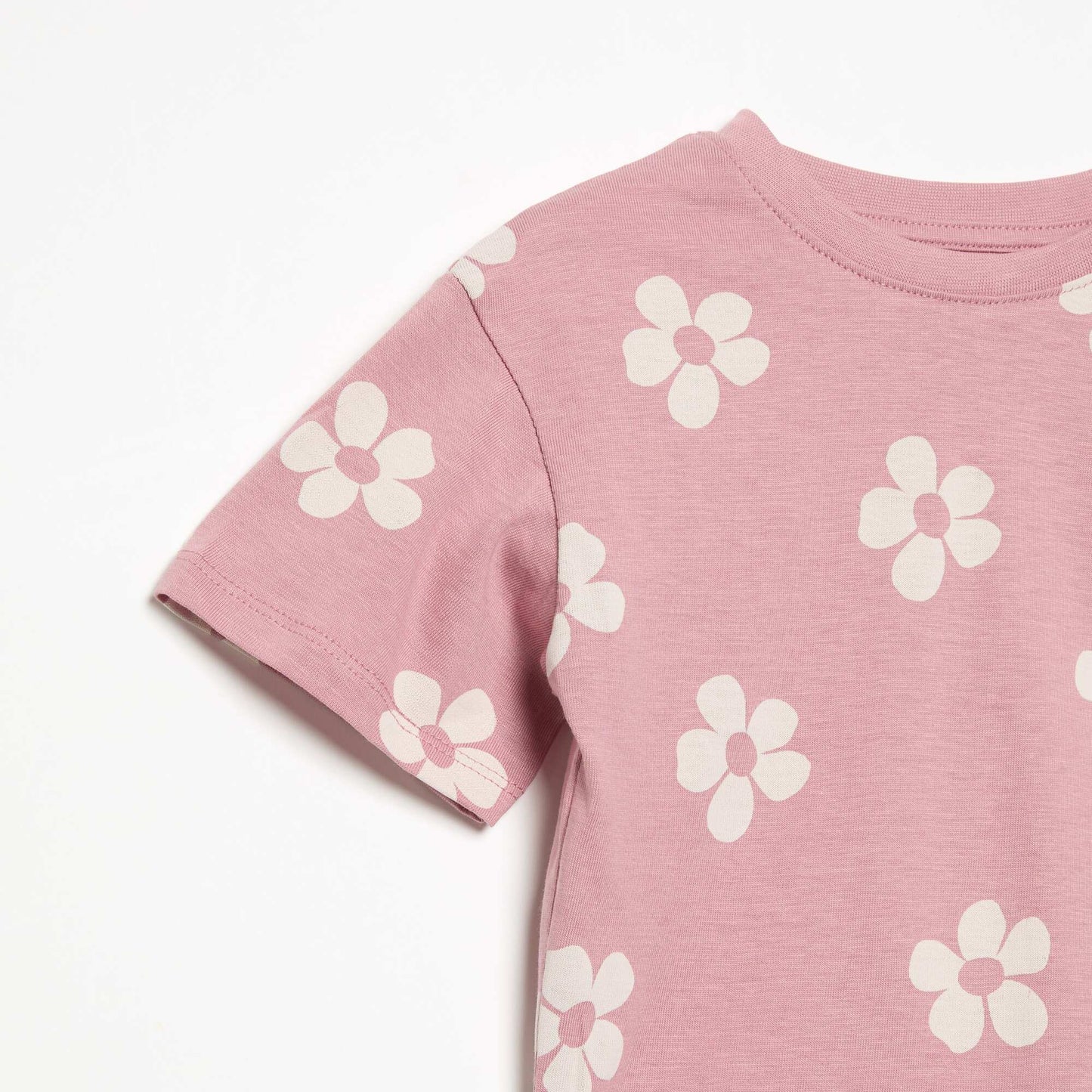 Printed jersey 2-piece short pyjamas PINK
