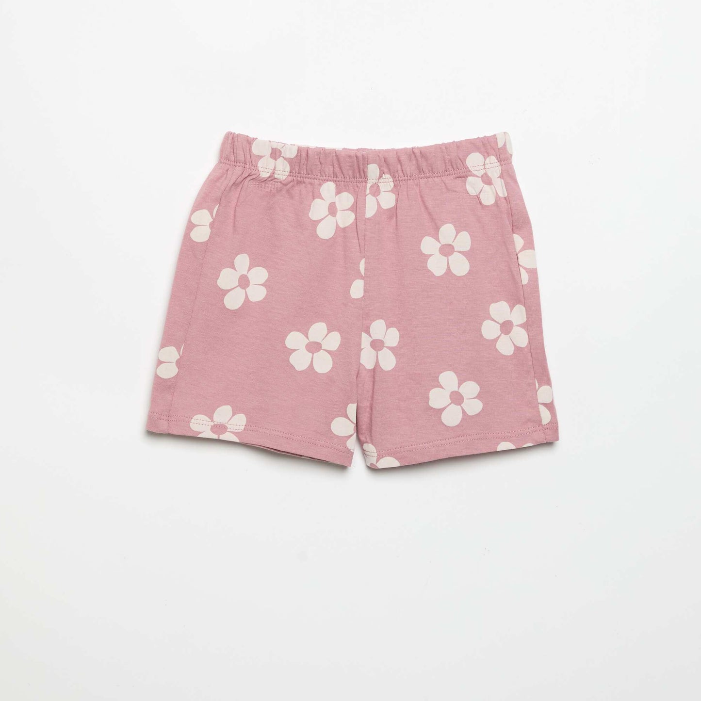 Printed jersey 2-piece short pyjamas PINK
