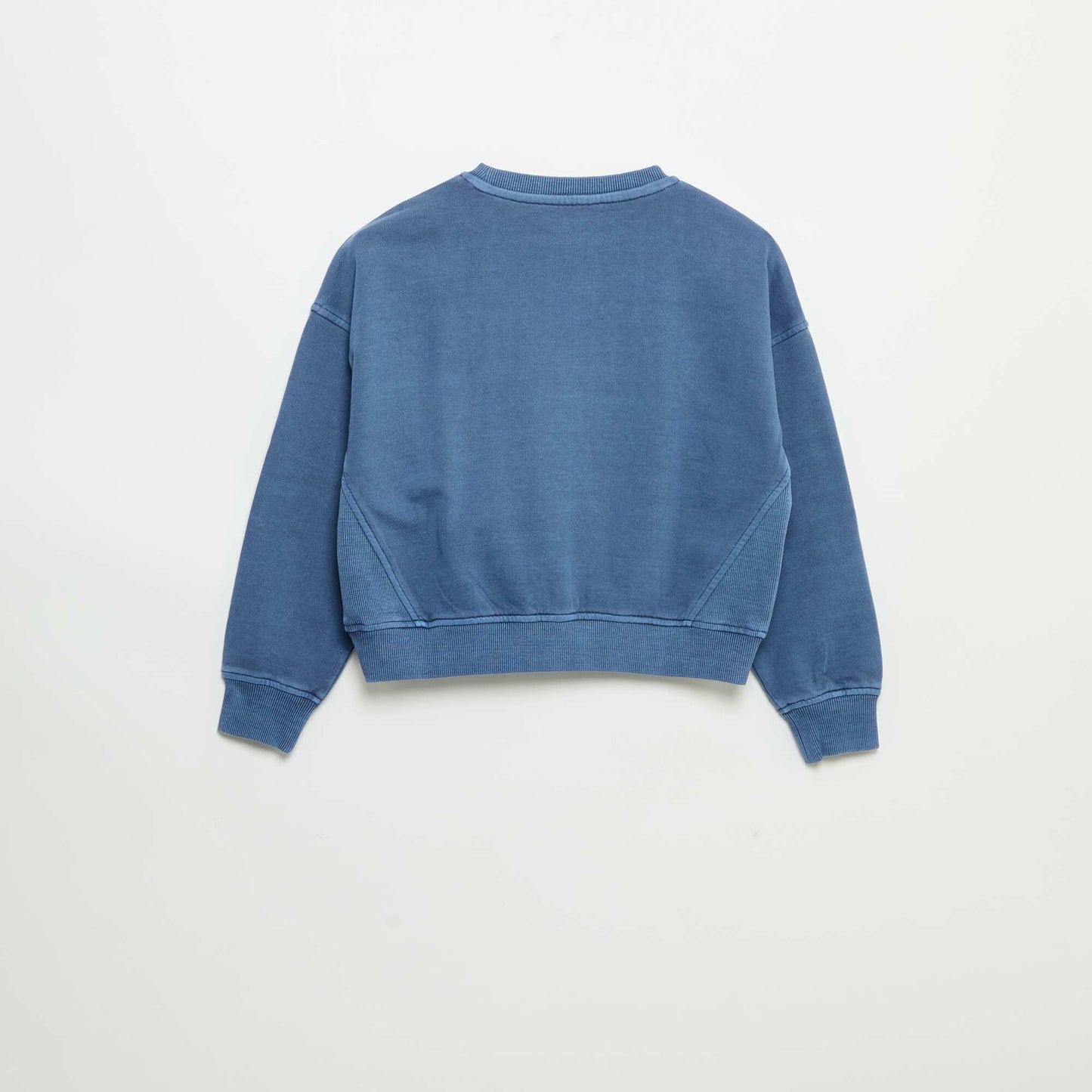 Sweatshirt with rhinestone stars BLUE