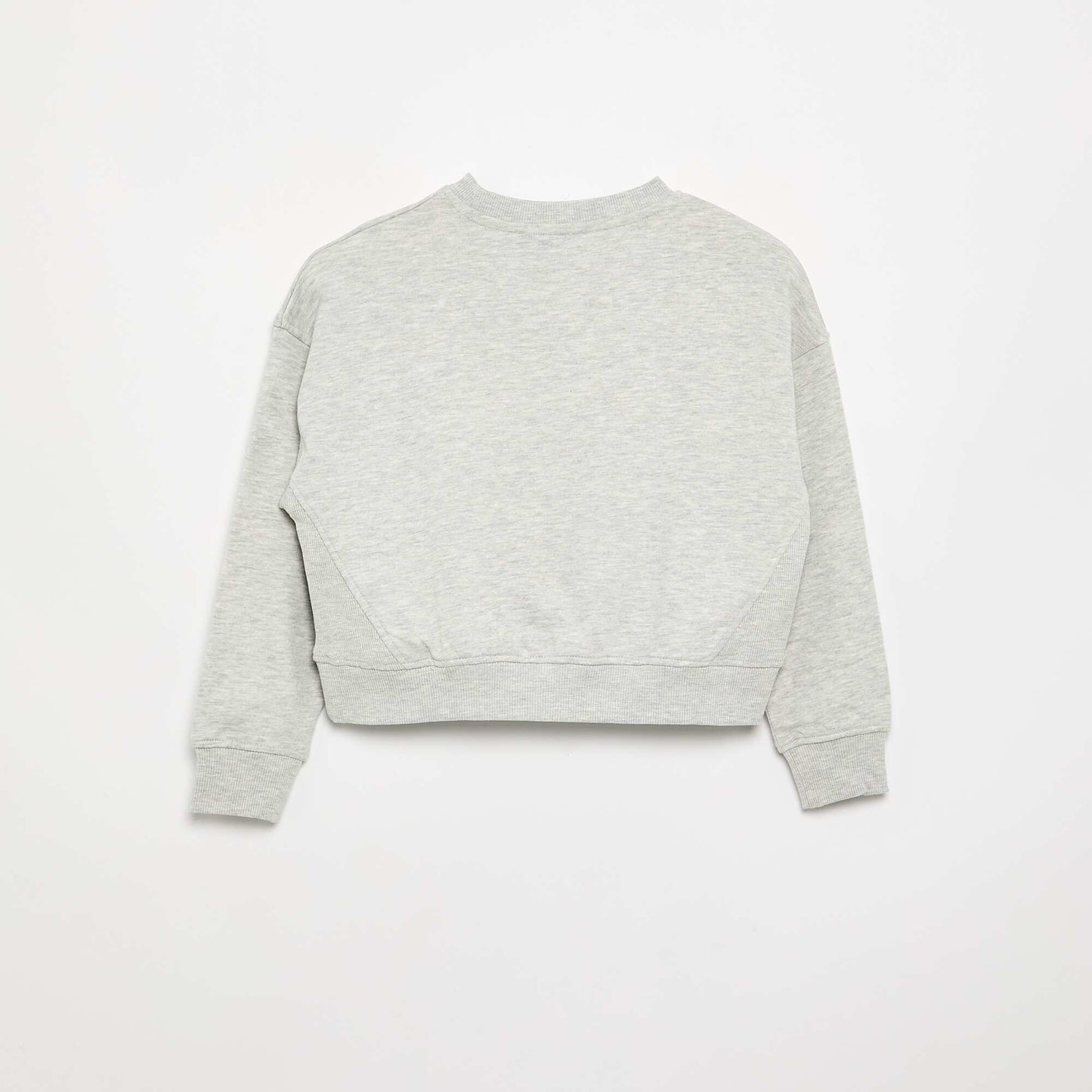 Sweatshirt with rhinestone stars GREY