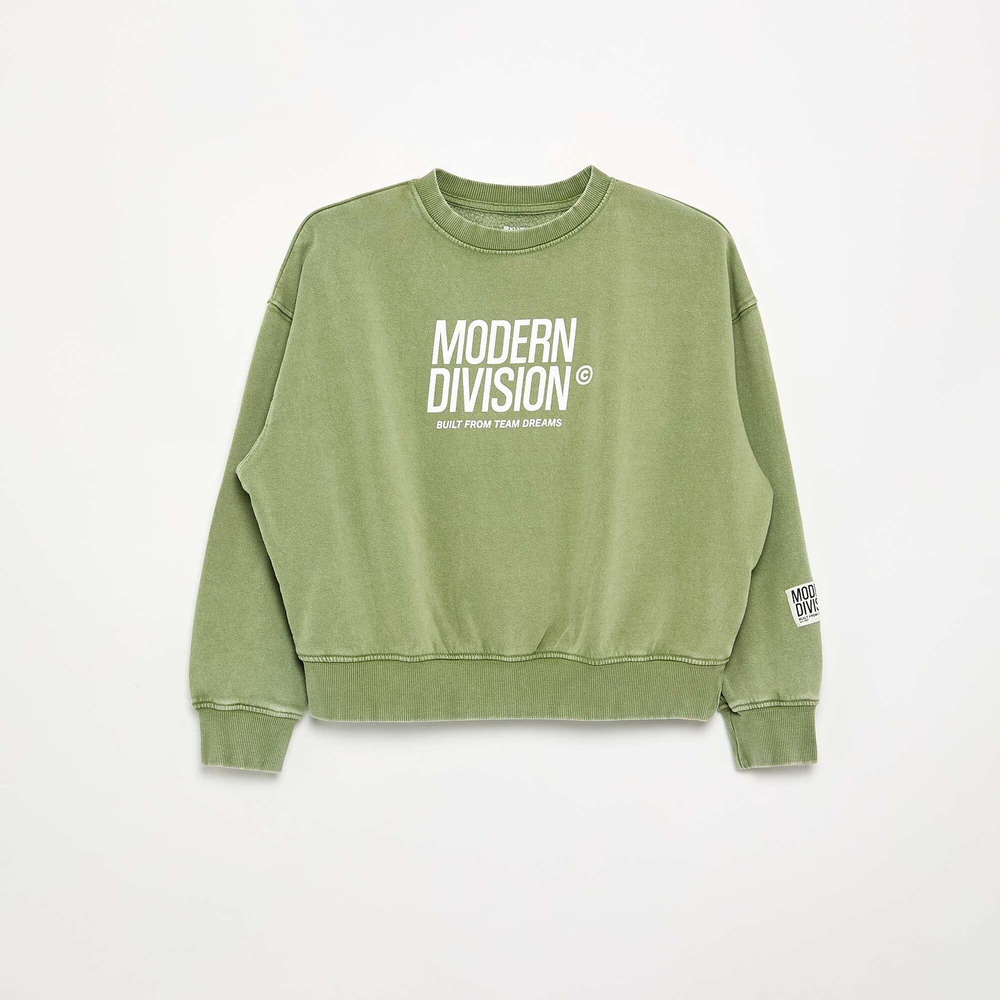 Printed French Terry Sweatshirt KHAKI