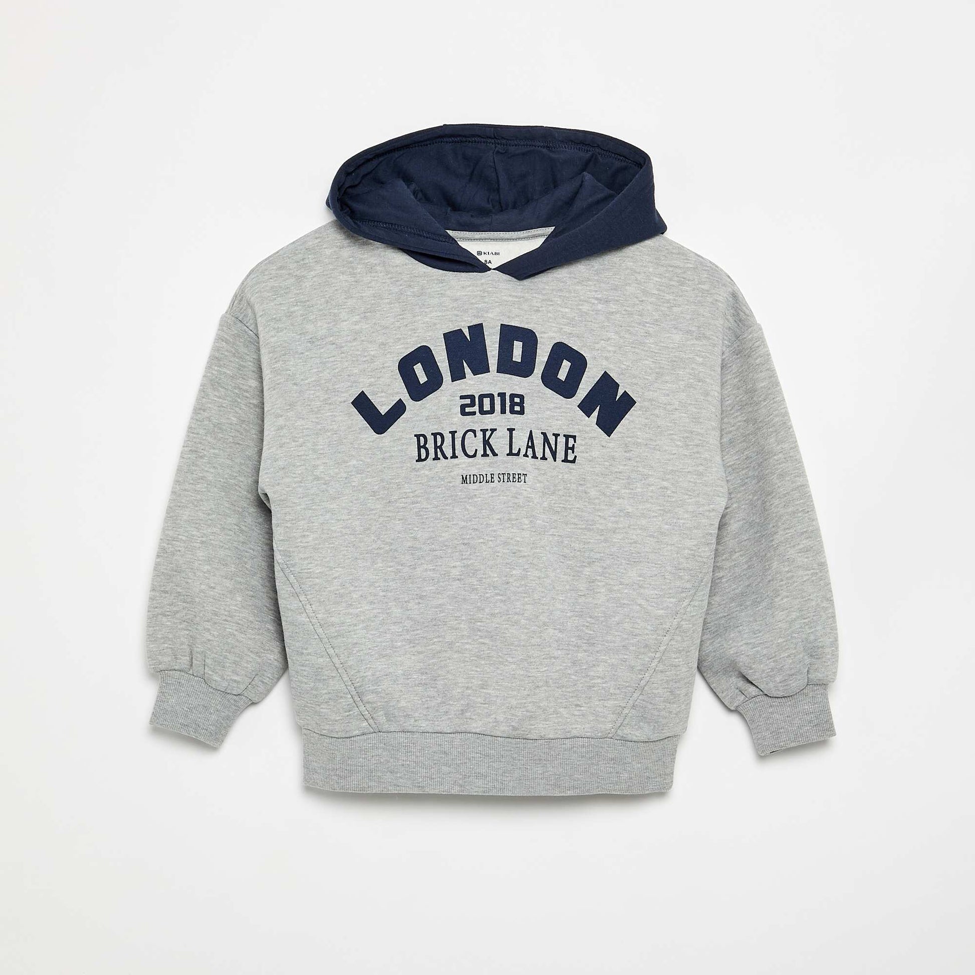 Printed Hoodie GREY