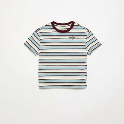 Striped Short-Sleeve T-Shirt BLUE