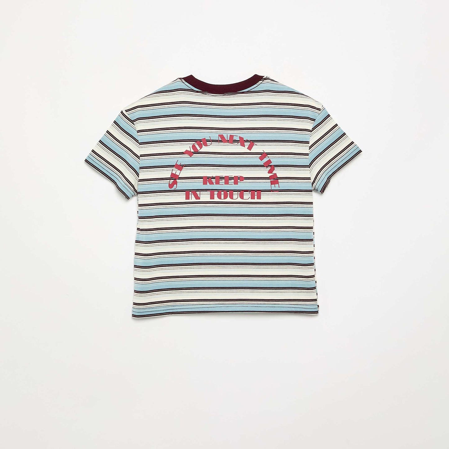 Striped Short-Sleeve T-Shirt BLUE