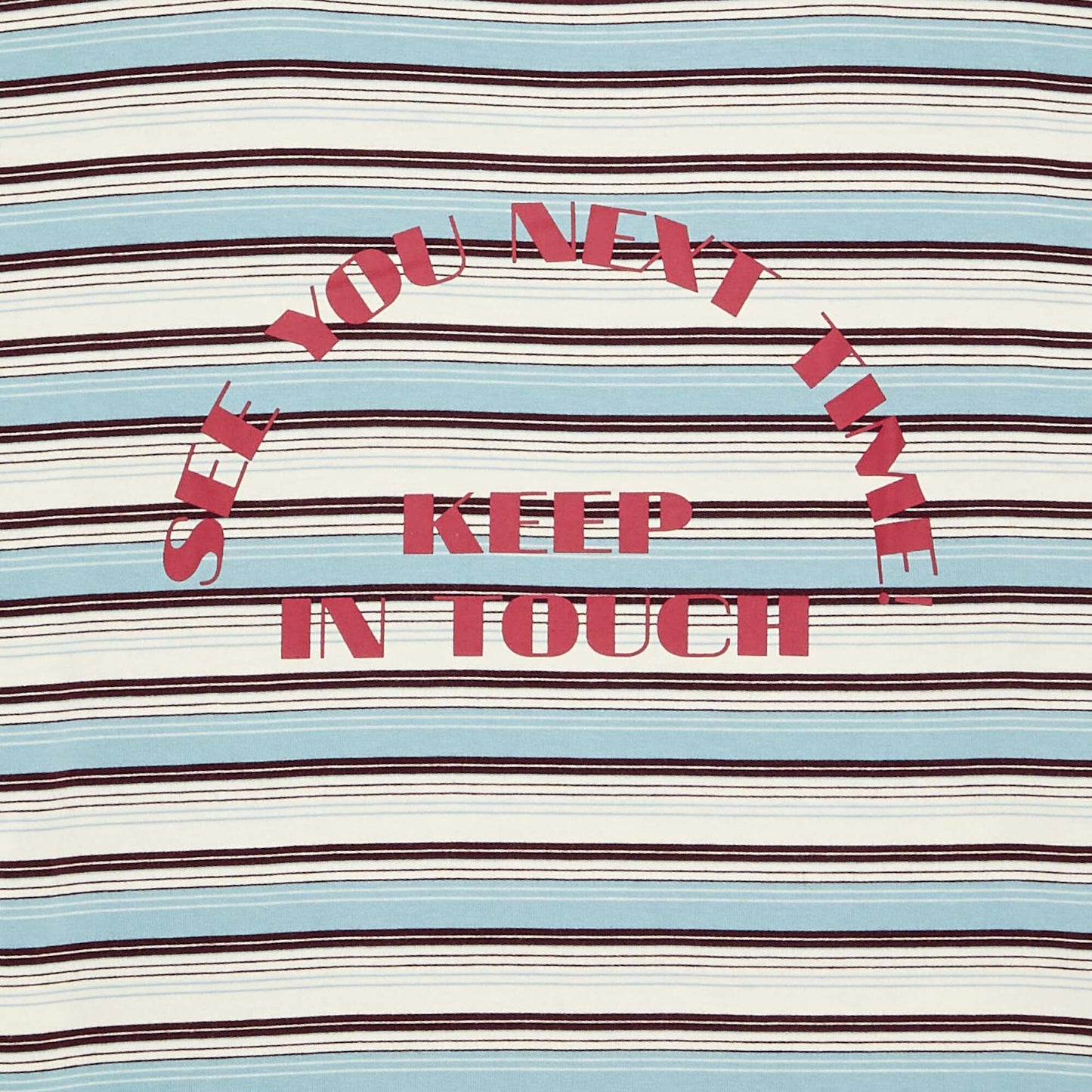 Striped Short-Sleeve T-Shirt BLUE