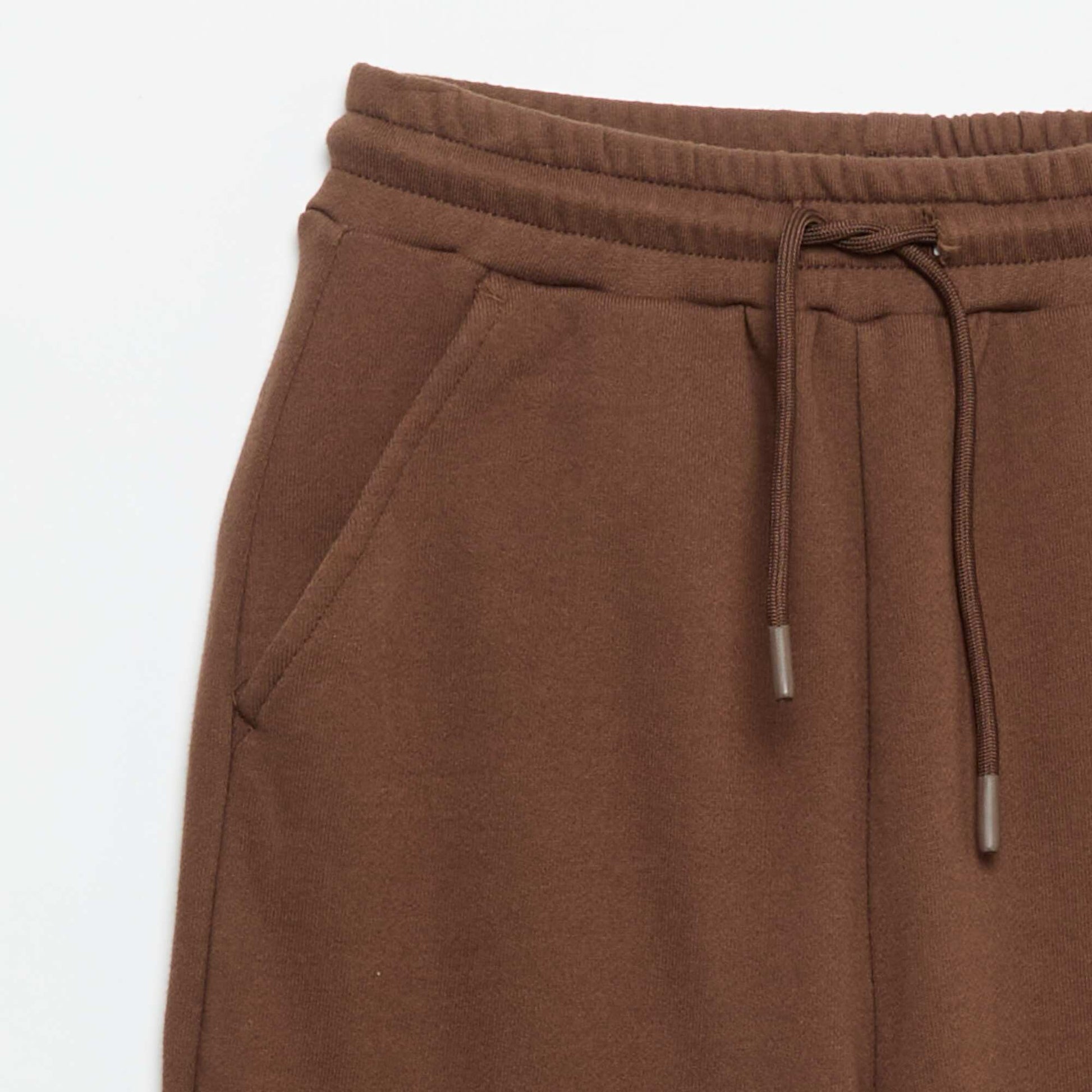 French Terry Jogger Pants BROWN