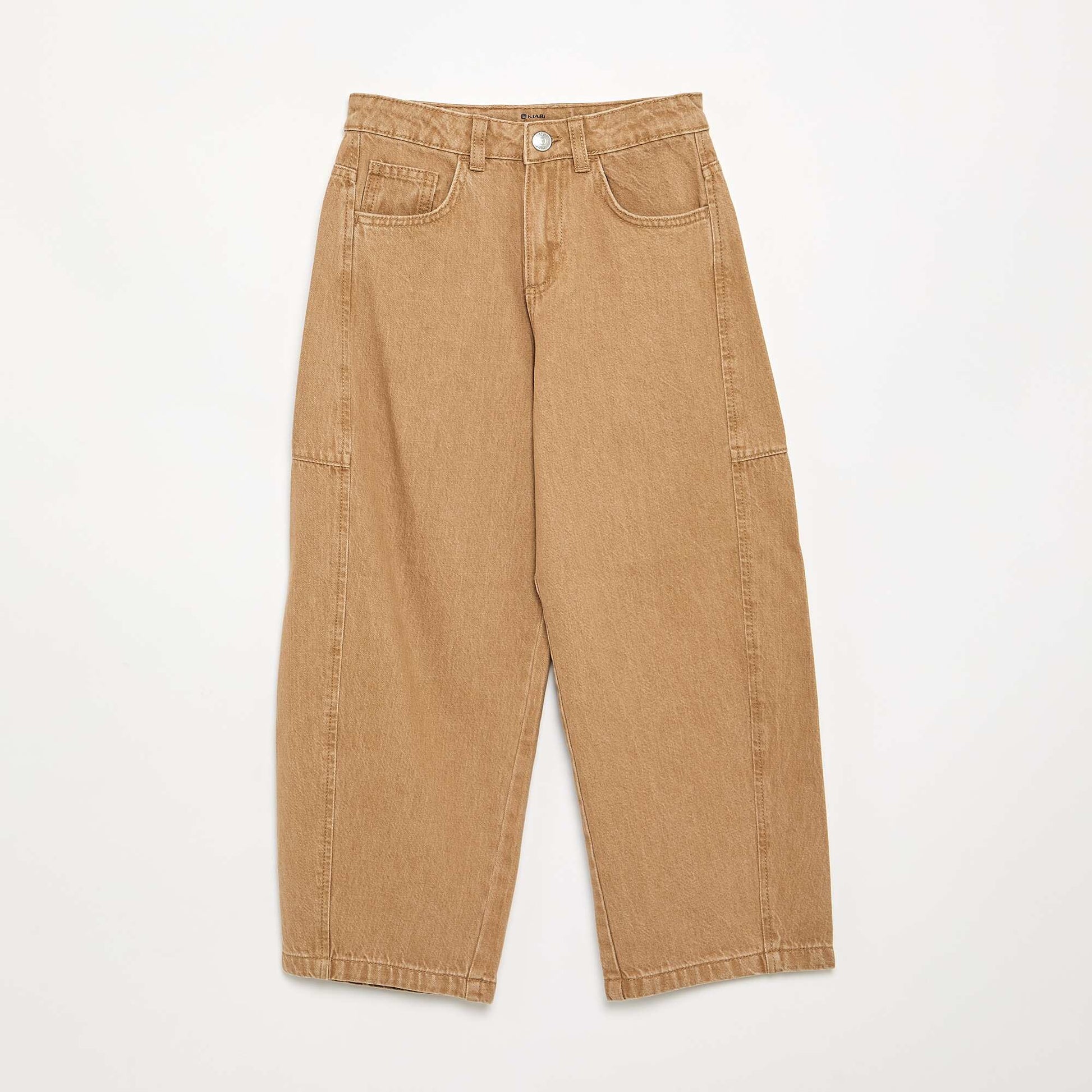 Balloon fit trousers BROWN