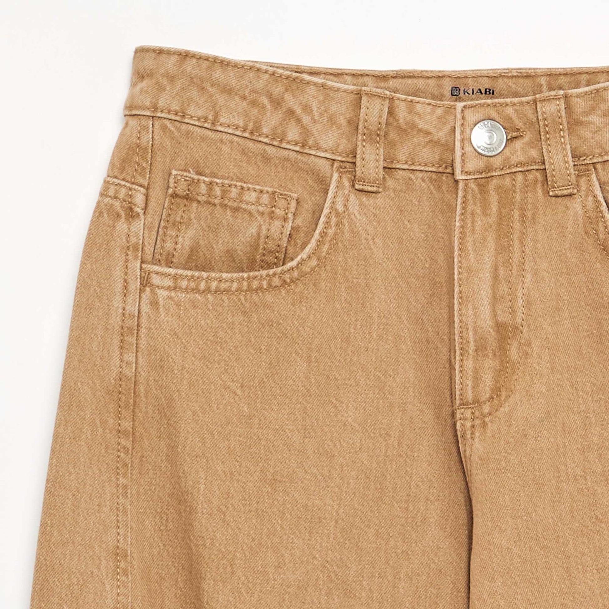 Balloon fit trousers BROWN