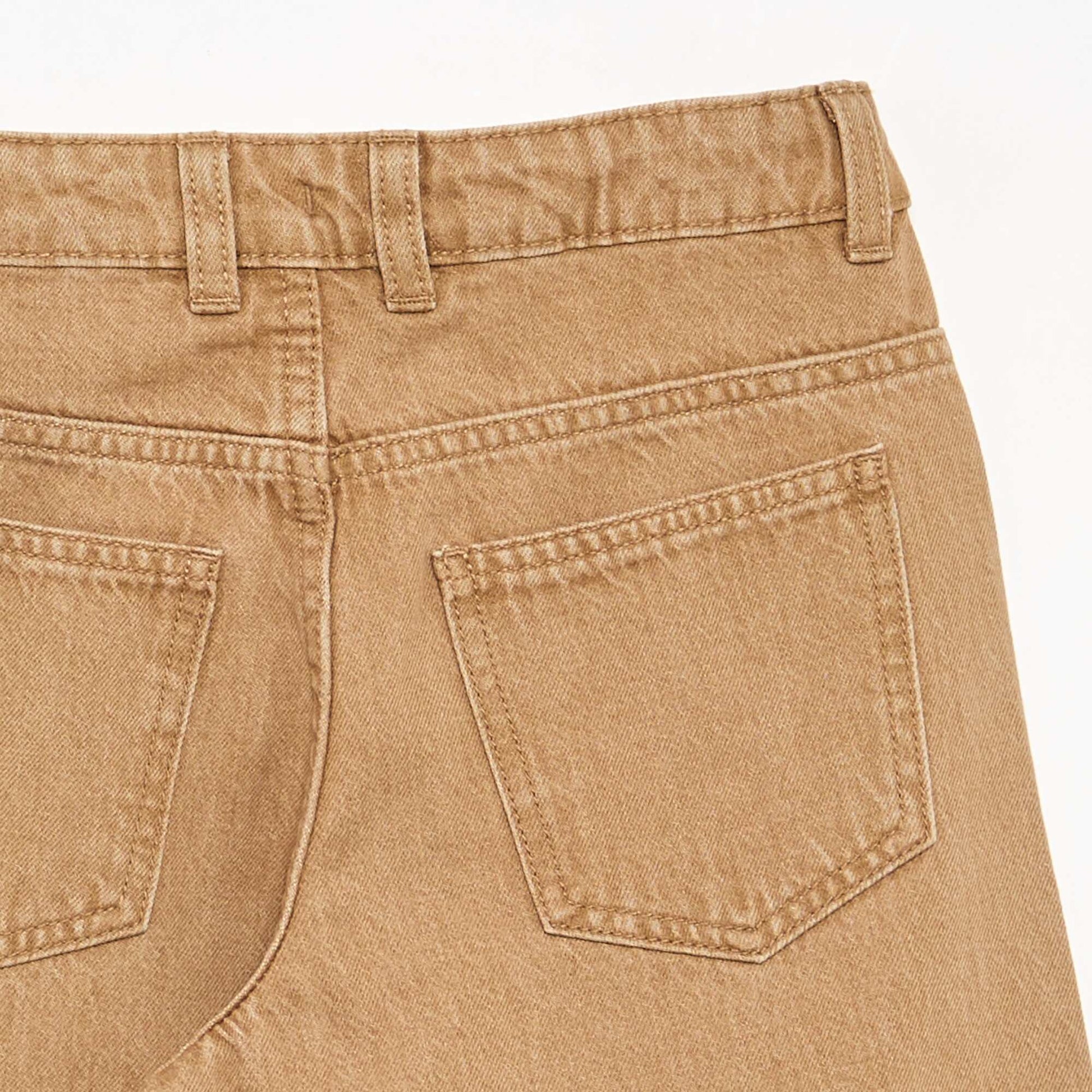 Balloon fit trousers BROWN