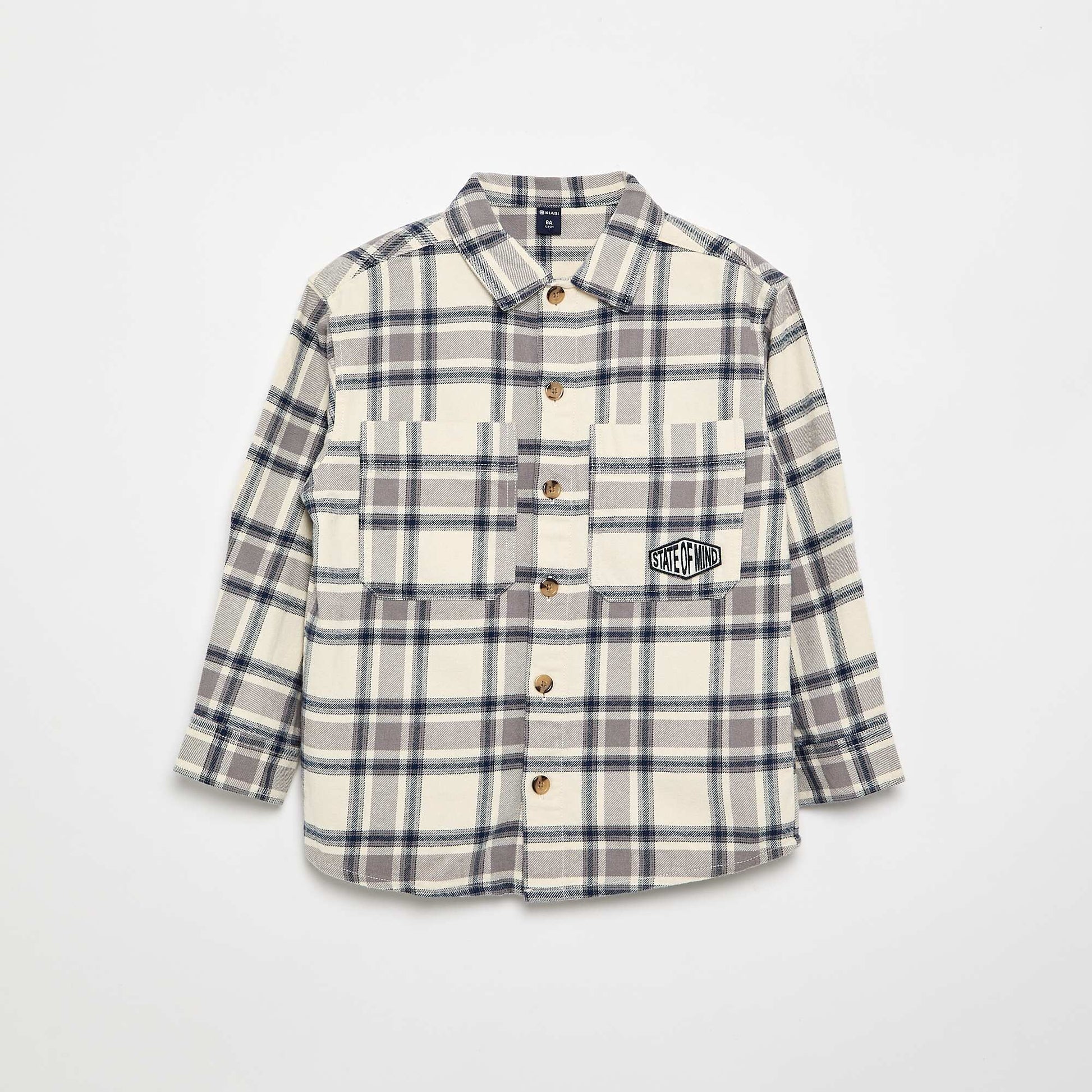 Flannel Overshirt BLUE