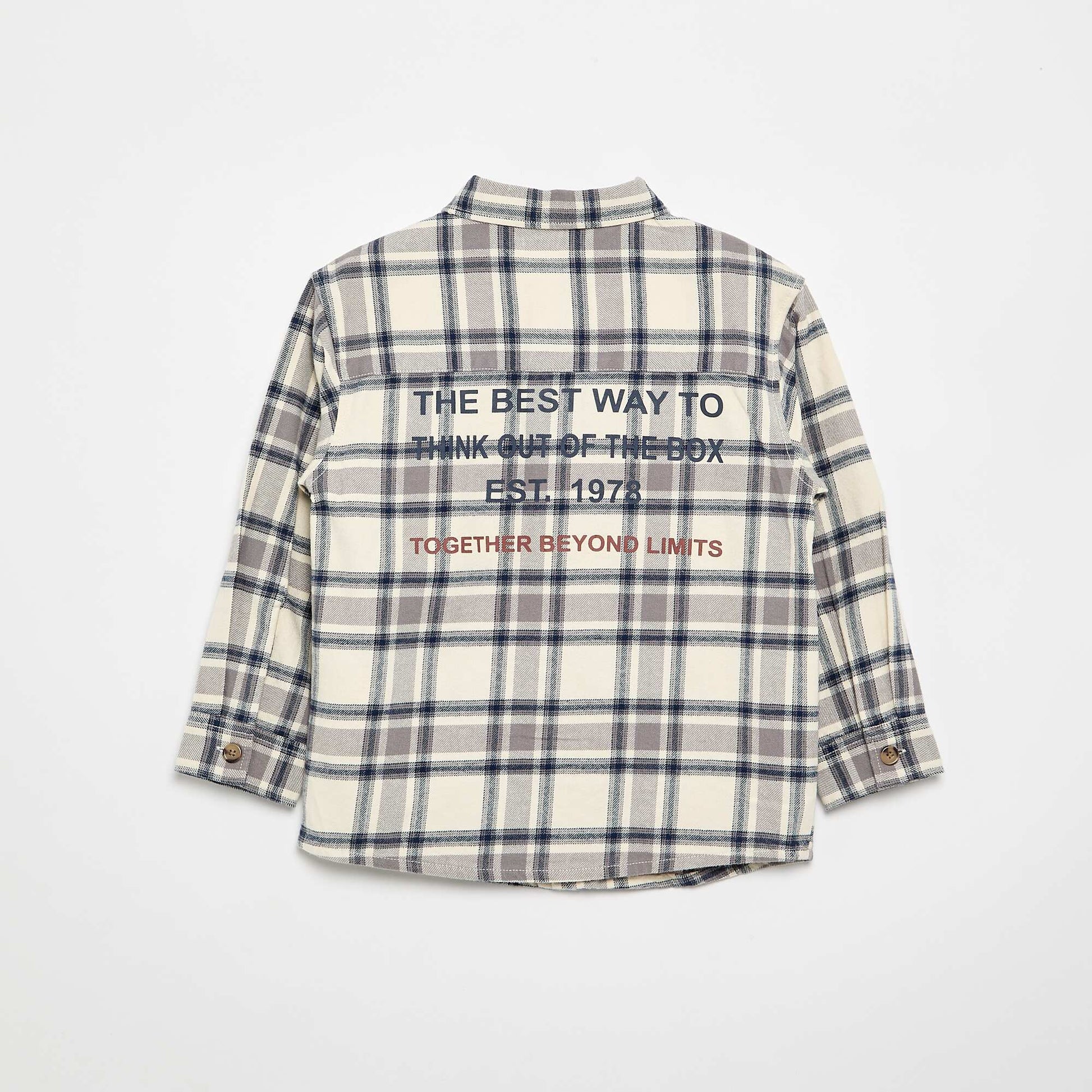 Flannel Overshirt BLUE