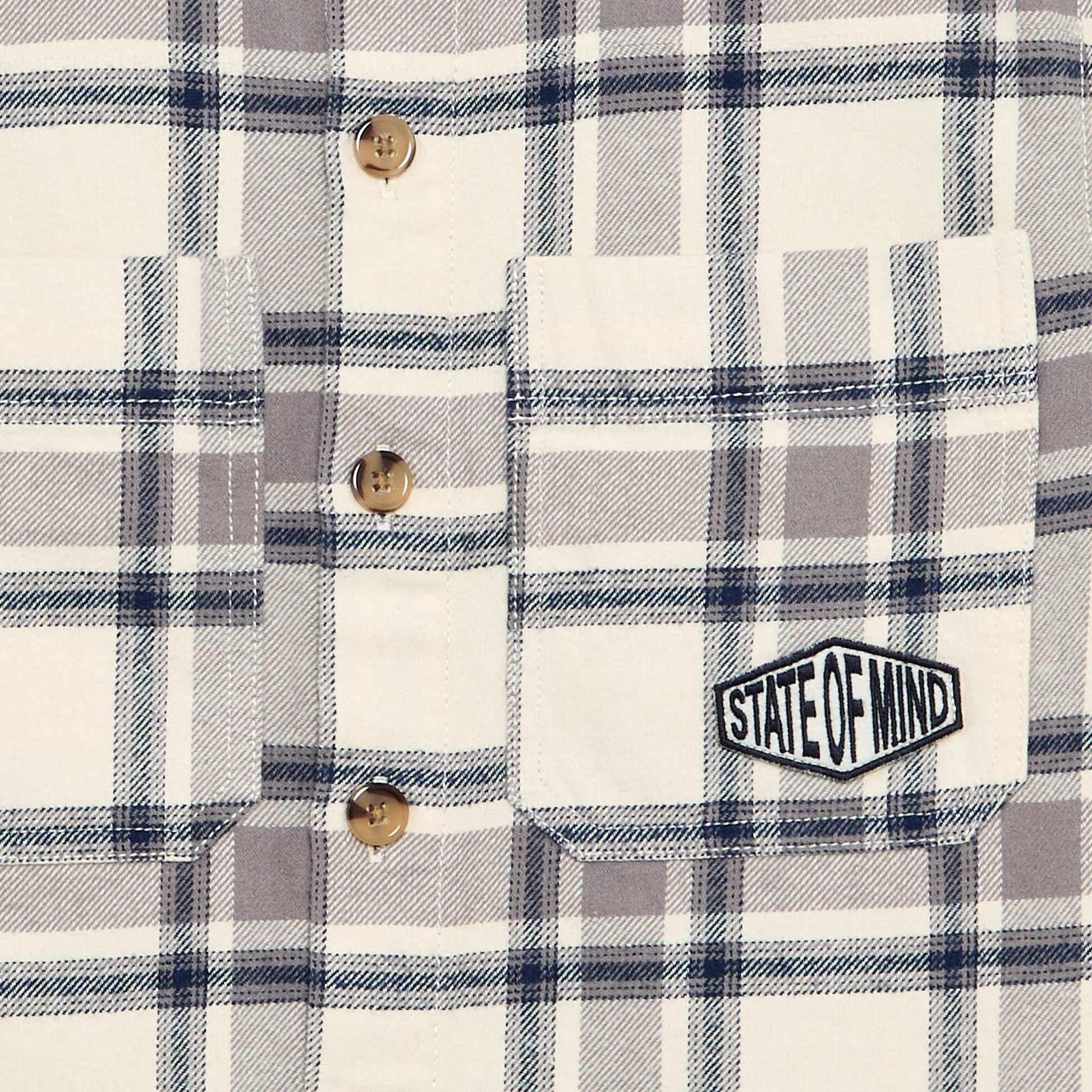 Flannel Overshirt BLUE
