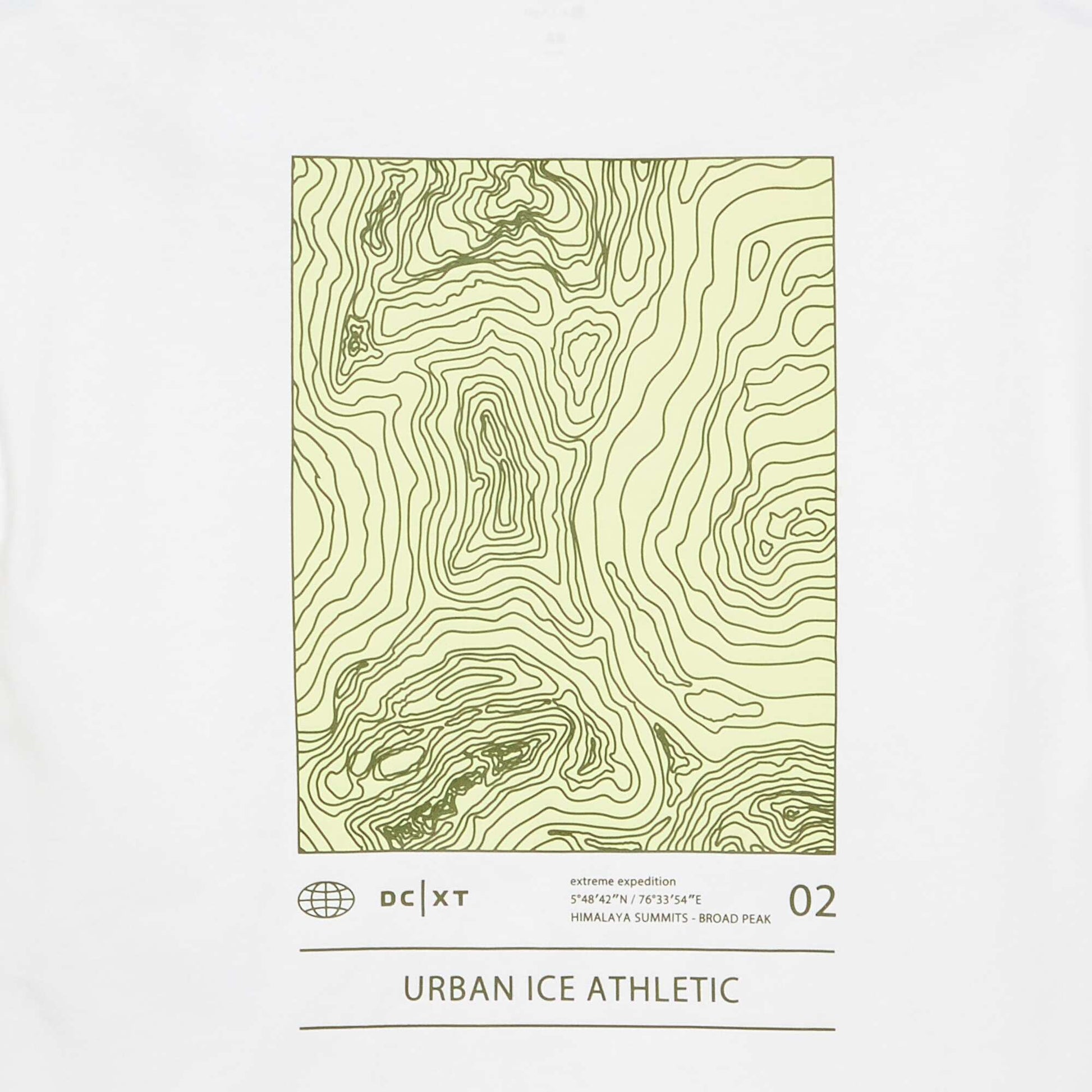 Short-sleeved printed T-shirt WHITE