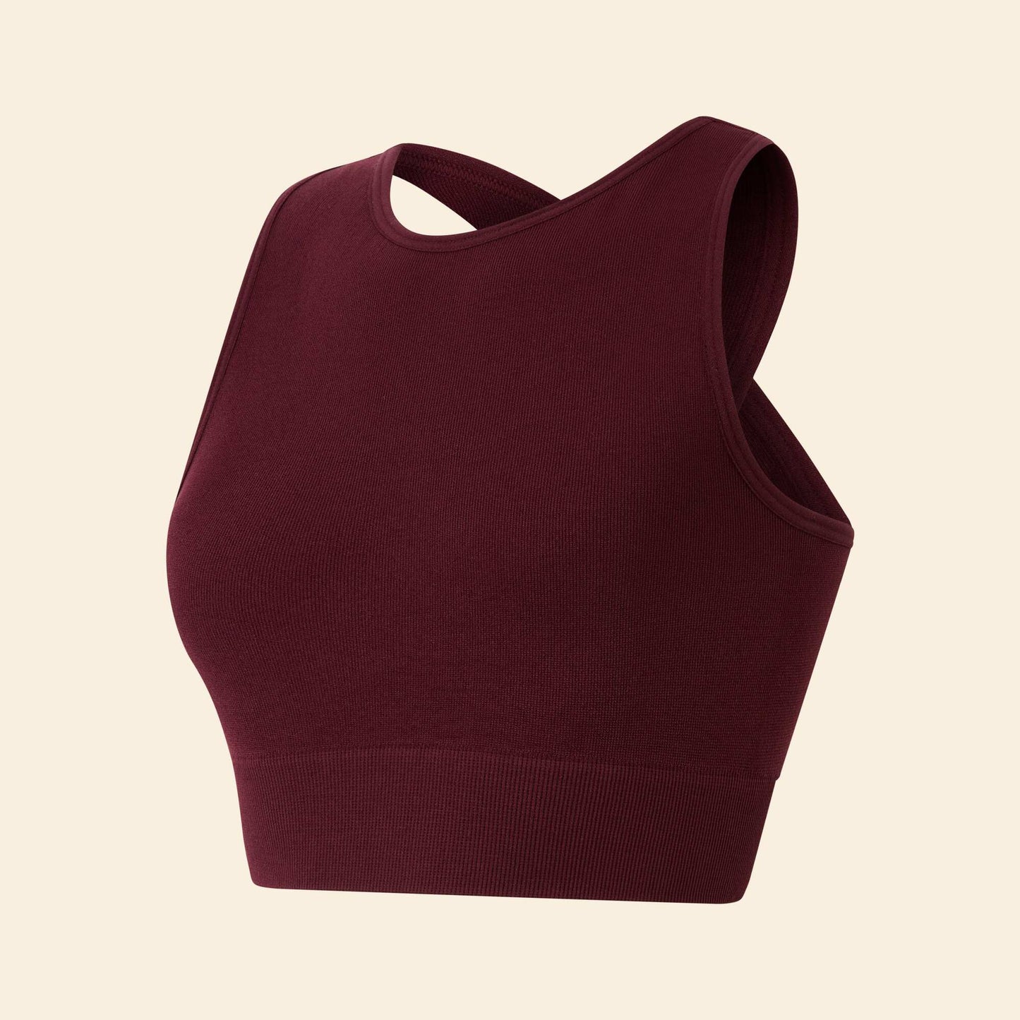 Seamless sports bra RED