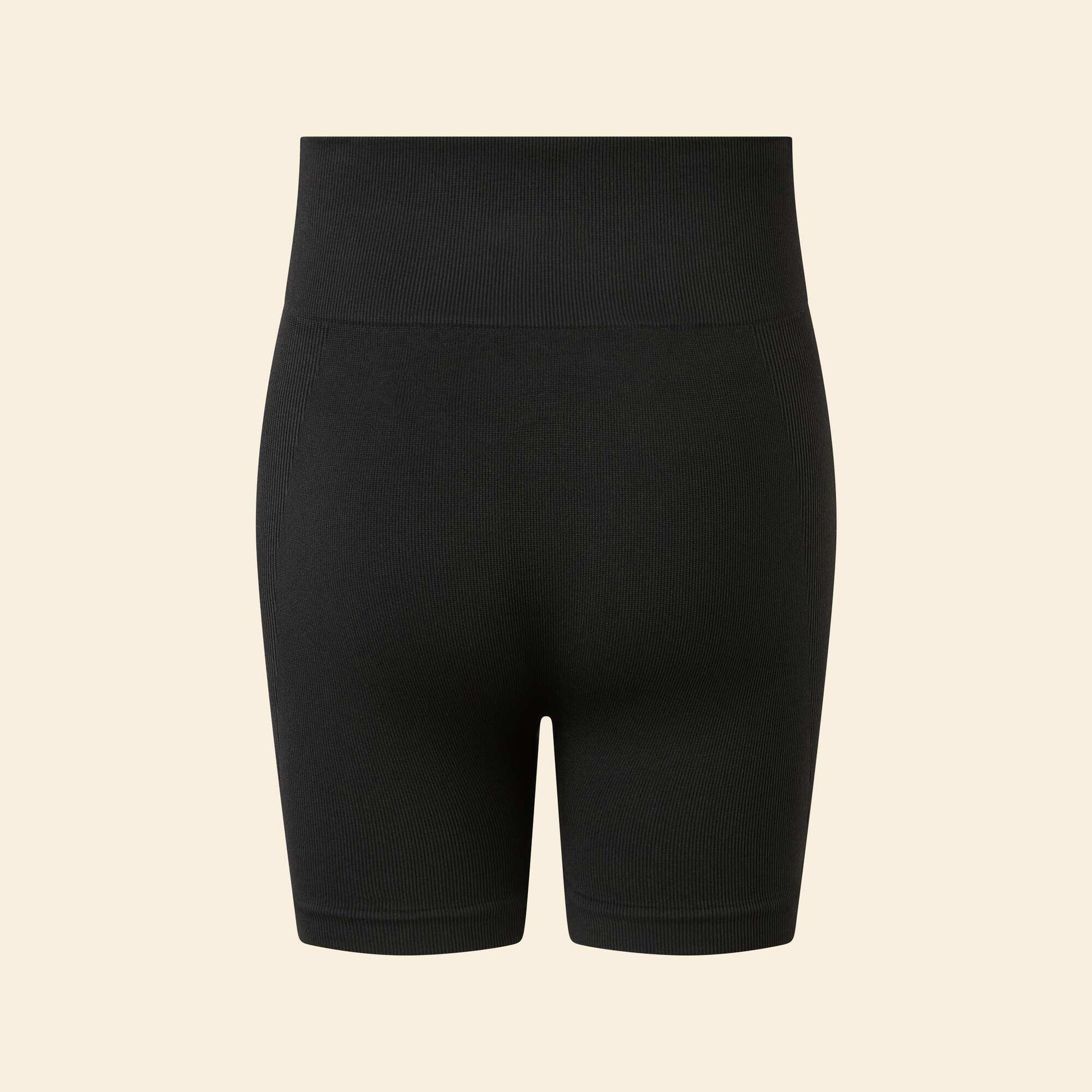 Seamless sport cycling shorts BLACK