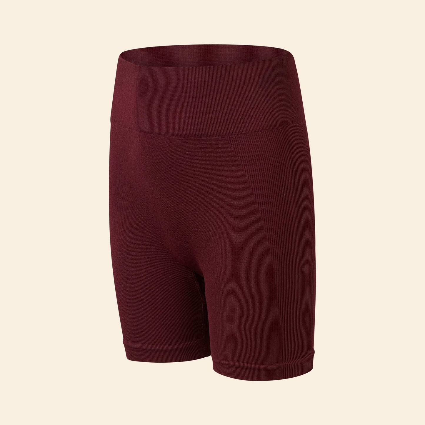 Seamless sport cycling shorts RED