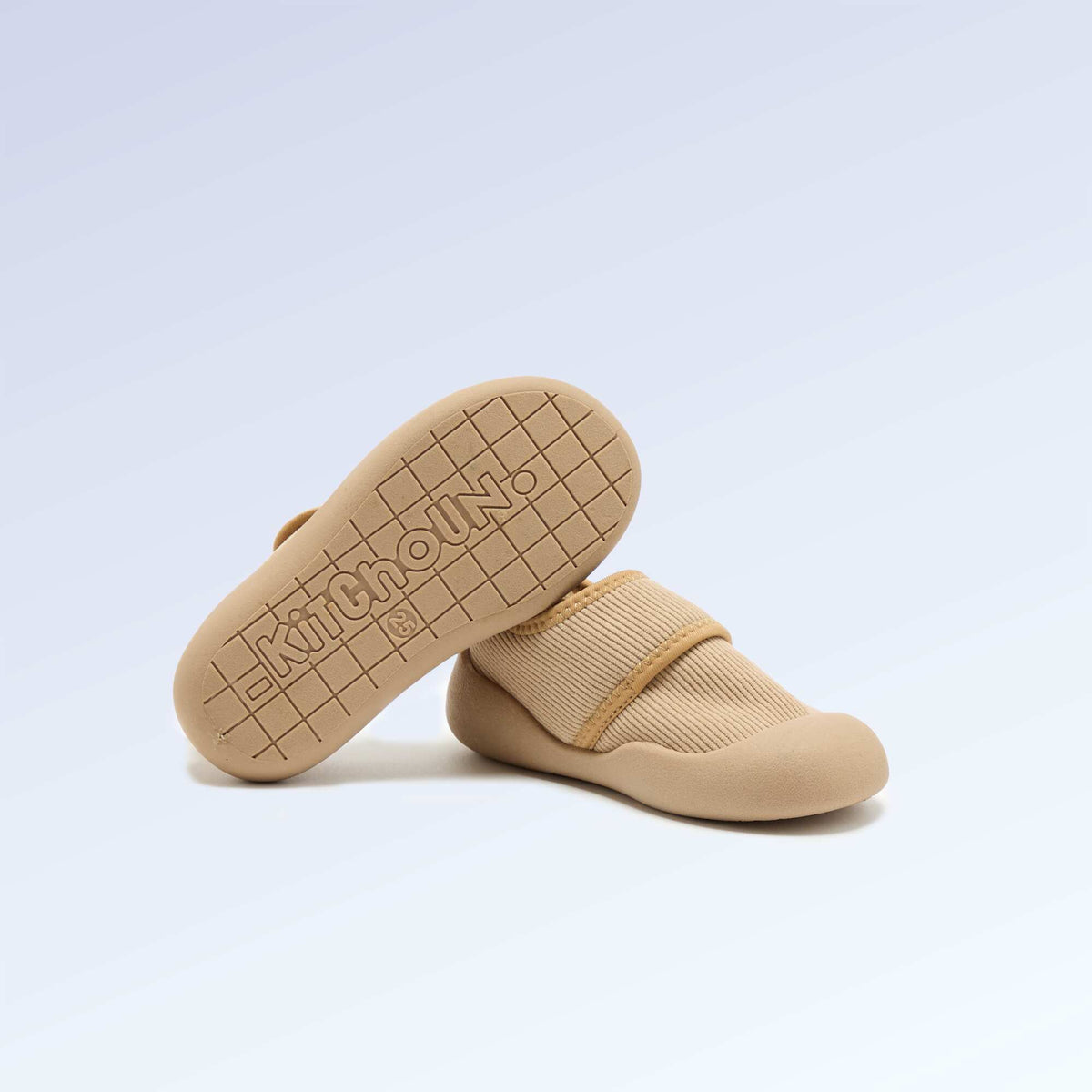 'Kitchoun' soft lined barefoot slippers BEIGE