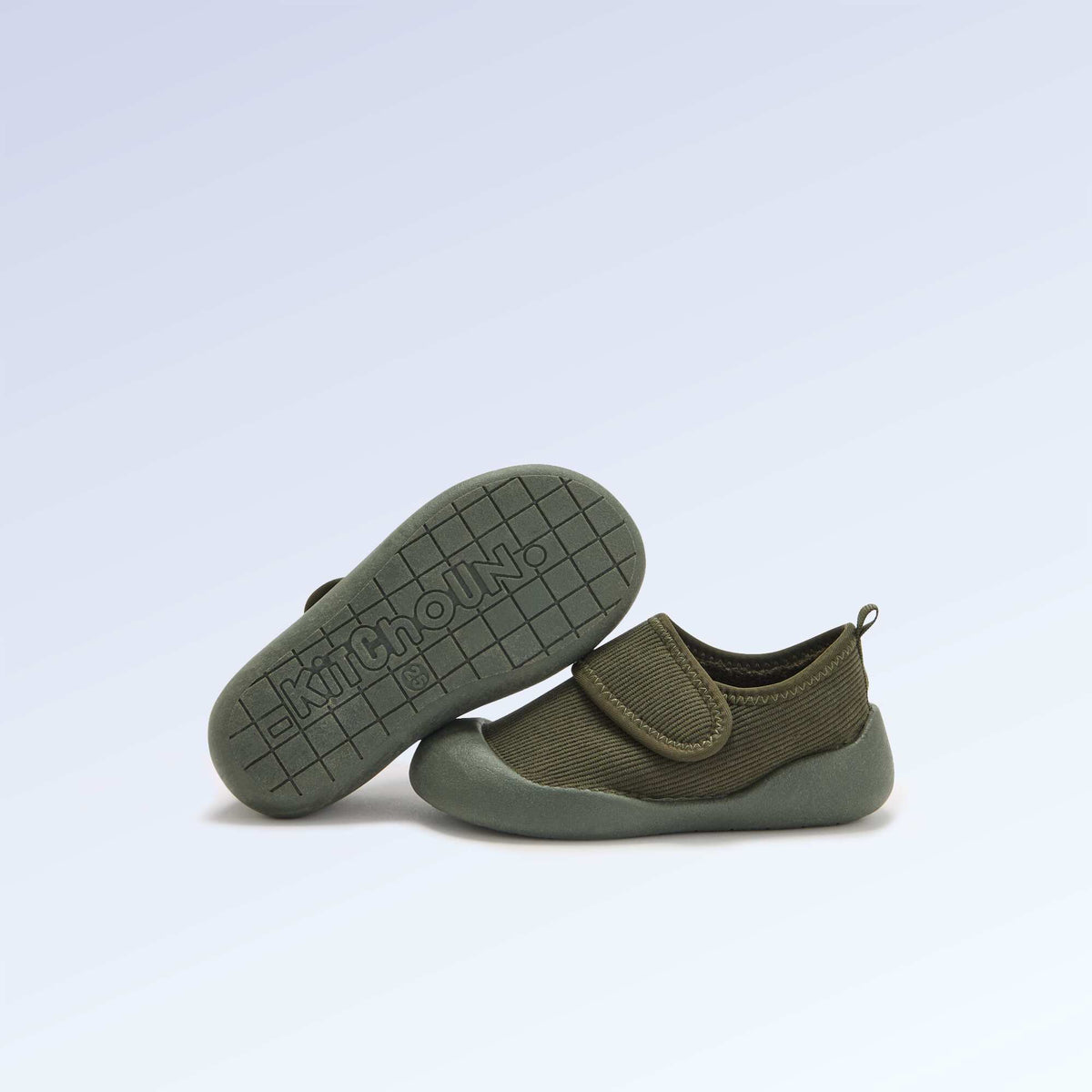 'Kitchoun' soft lined barefoot slippers KHAKI