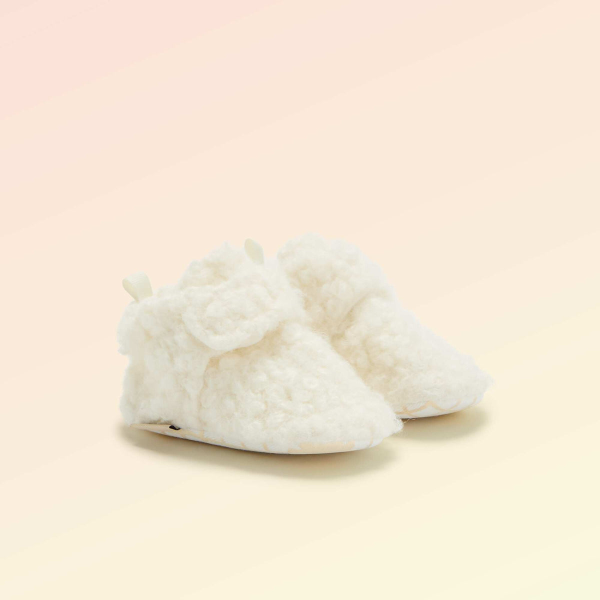 High-top sheepskin-effect slippers - 'Kitchoun' BEIGE