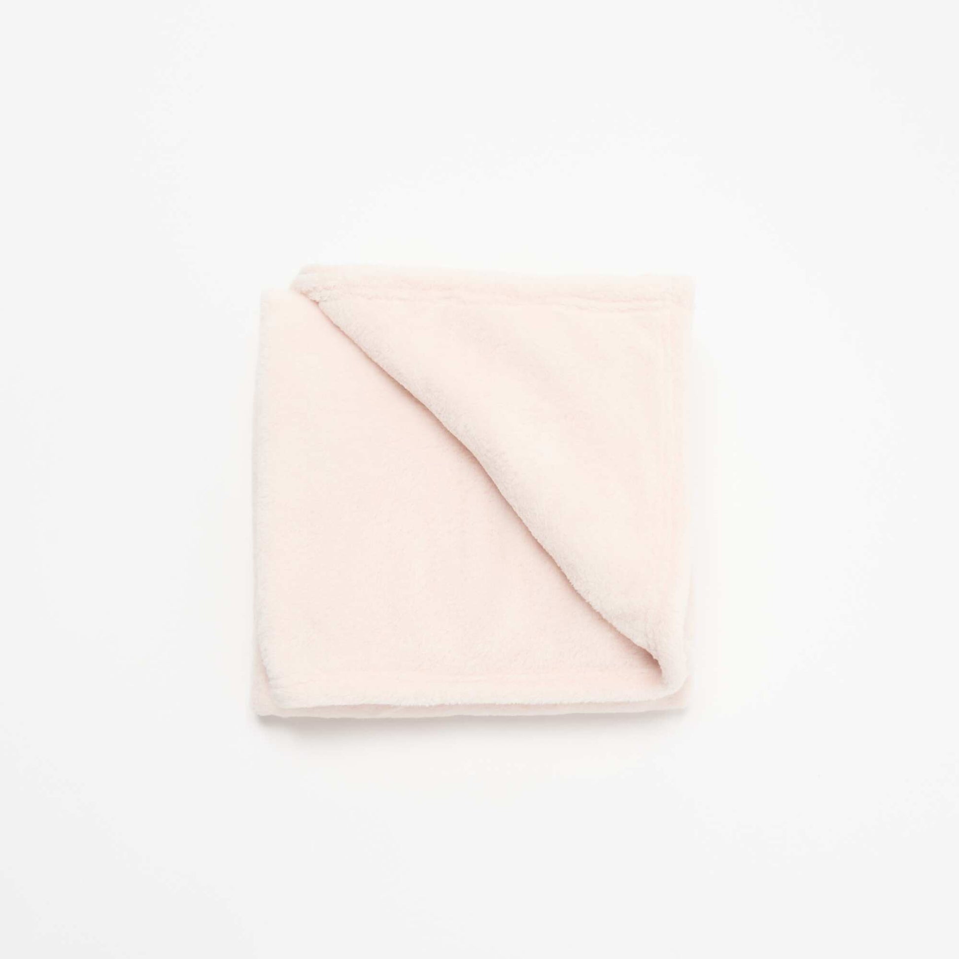 Plain fleece blanket PINK
