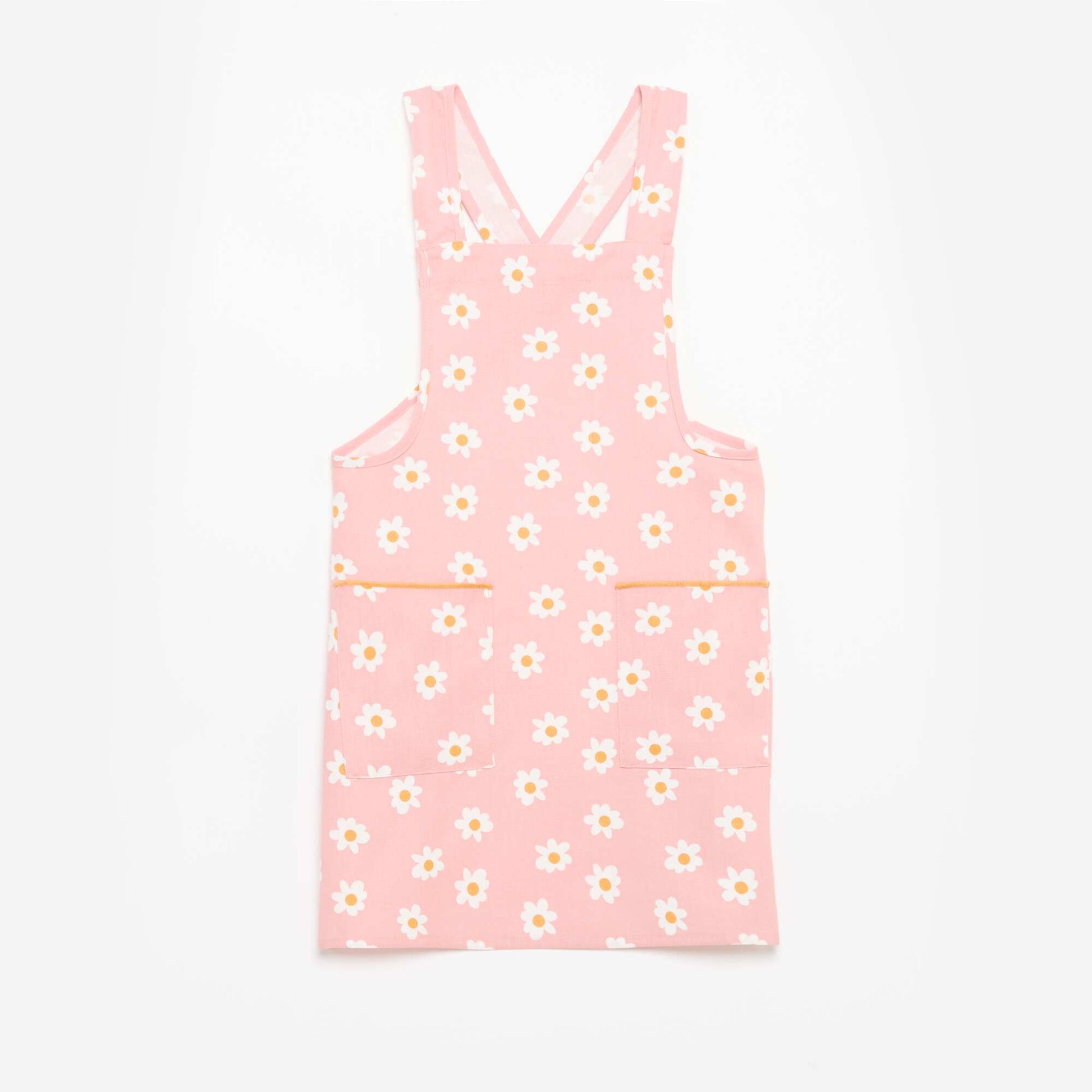 Printed Japanese Kitchen Apron PINK