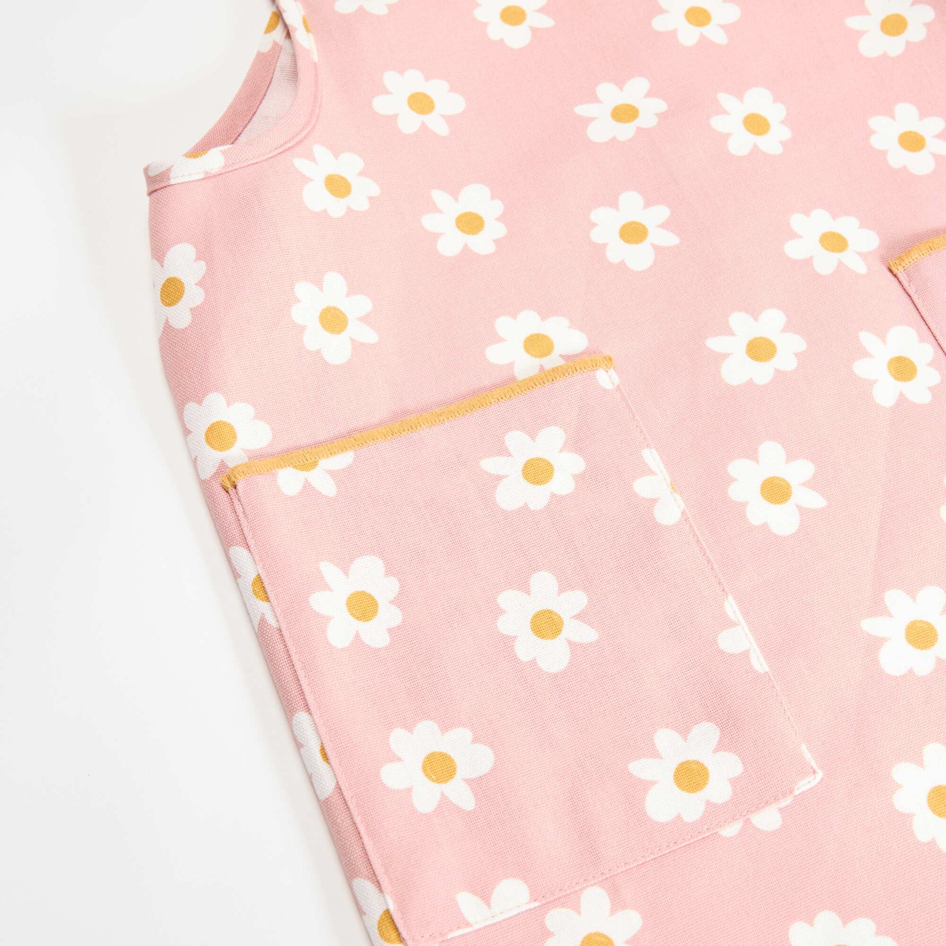 Printed Japanese Kitchen Apron PINK