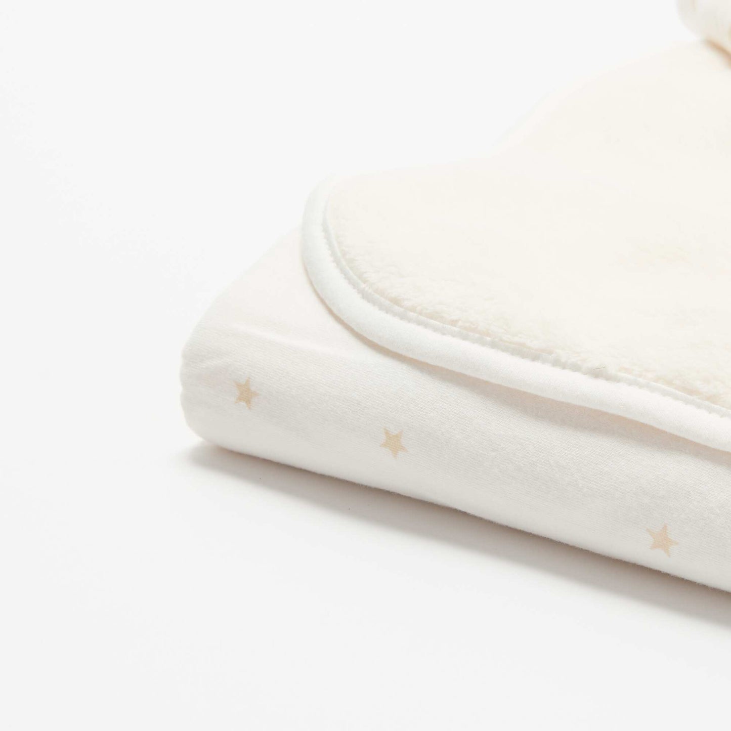 Printed Fleece Blanket WHITE