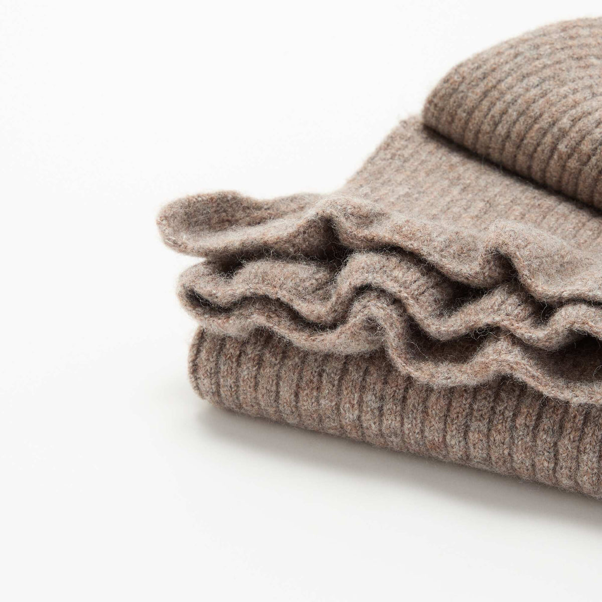 Knitted Blanket BEIGE