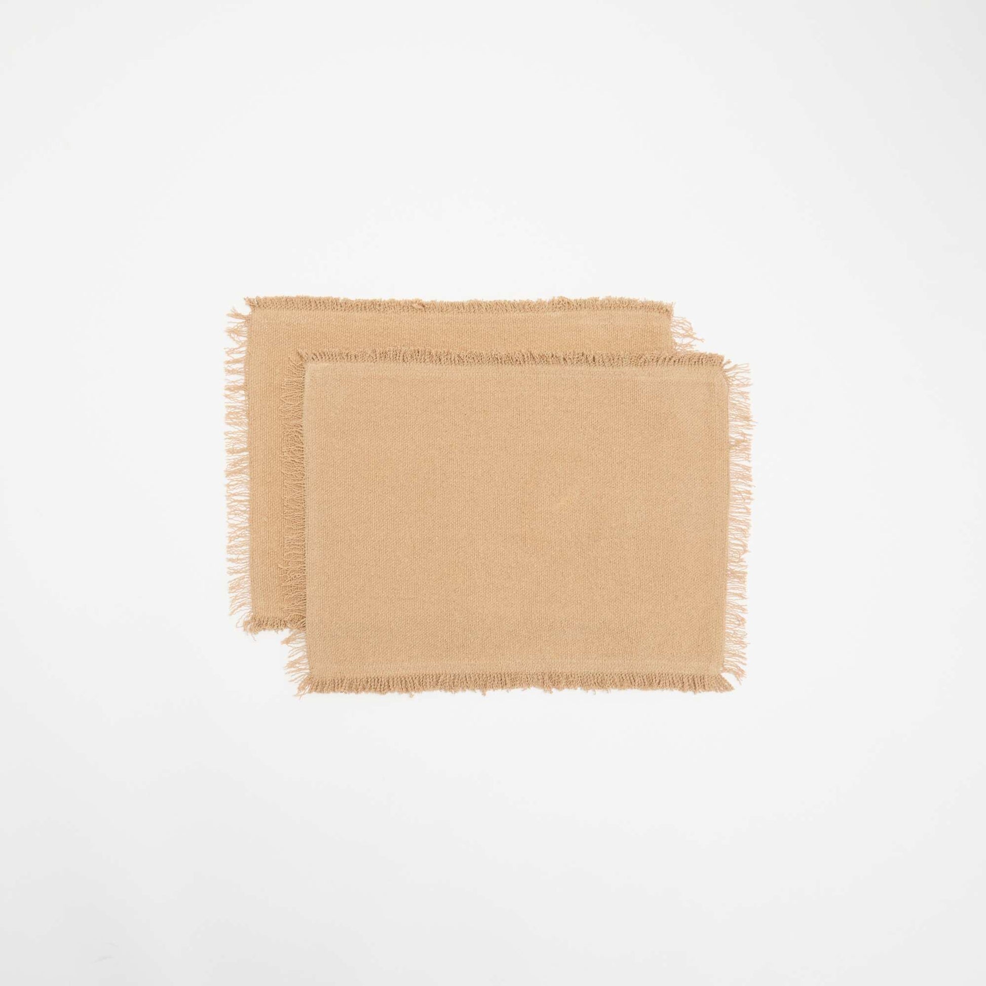 Set of 2 Woven Placemats - Kiabi Home BEIGE