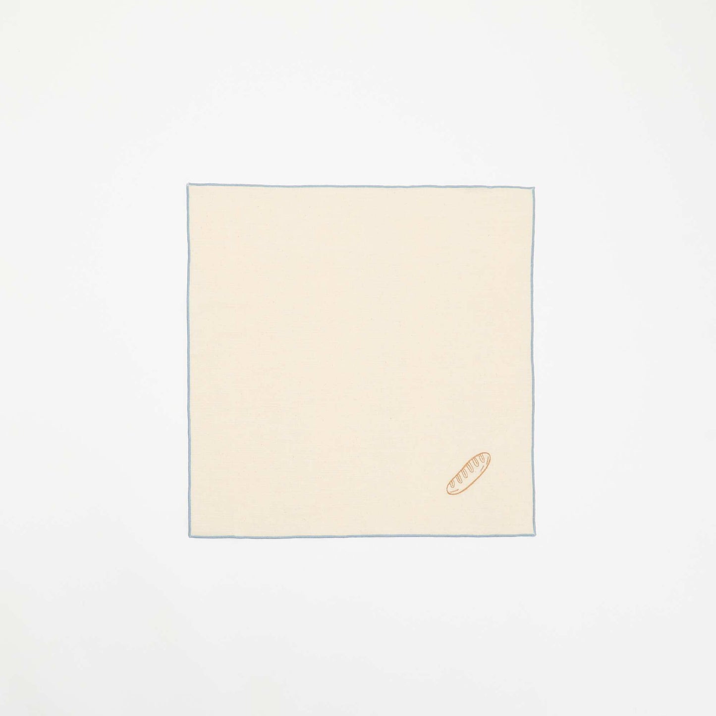 Set of 2 embroidered table napkins BEIGE