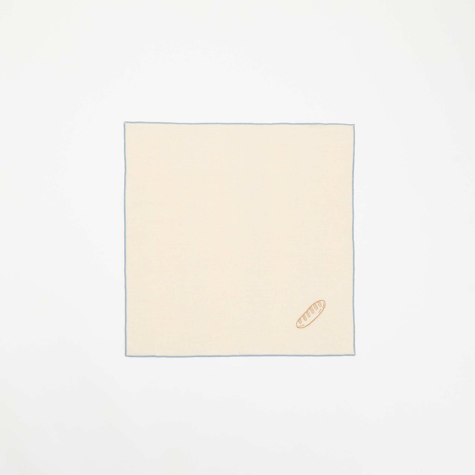 Set of 2 embroidered table napkins BEIGE