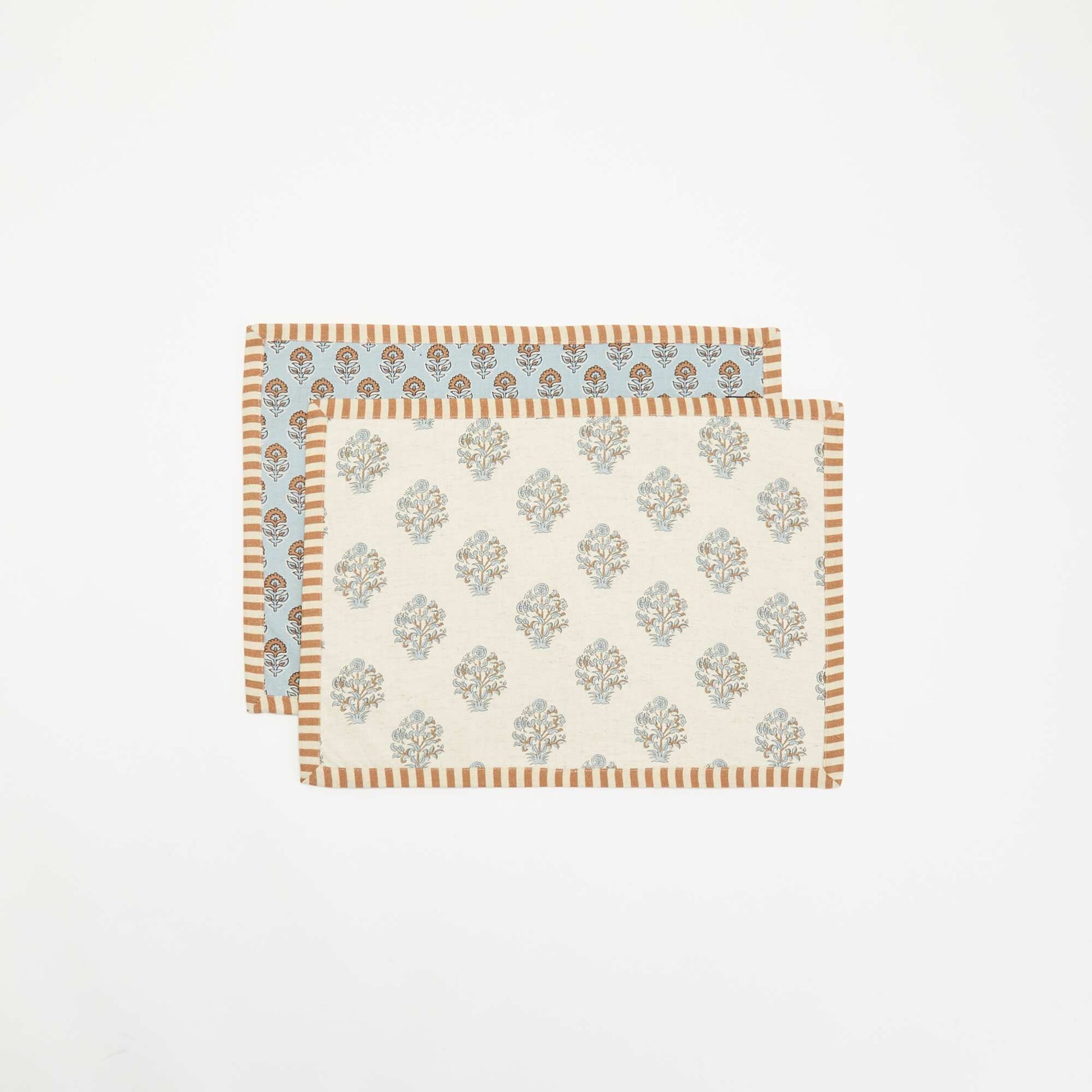 Set of 2 rectangular placemats WHITE